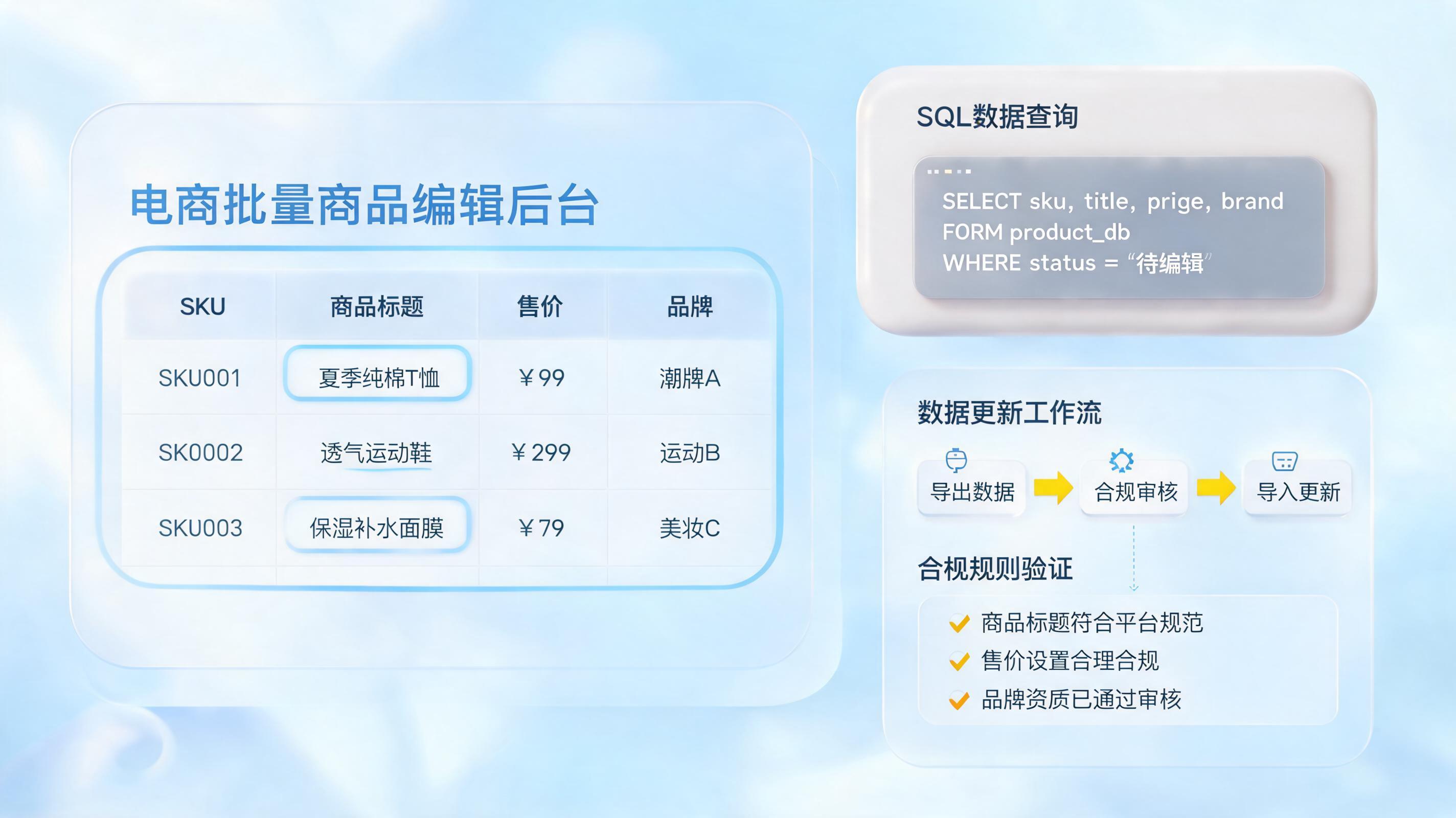 全店铺商品信息批量变更技巧，效率提效实战