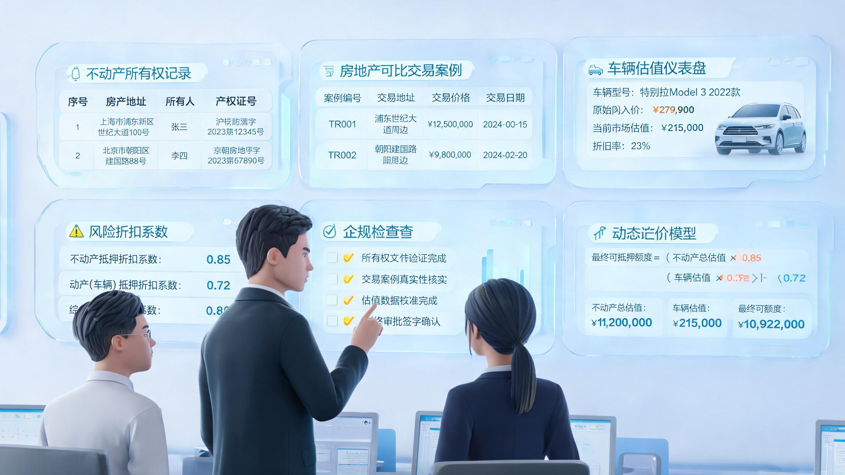 银行抵押资产线上估价技巧，风险管理实务要点