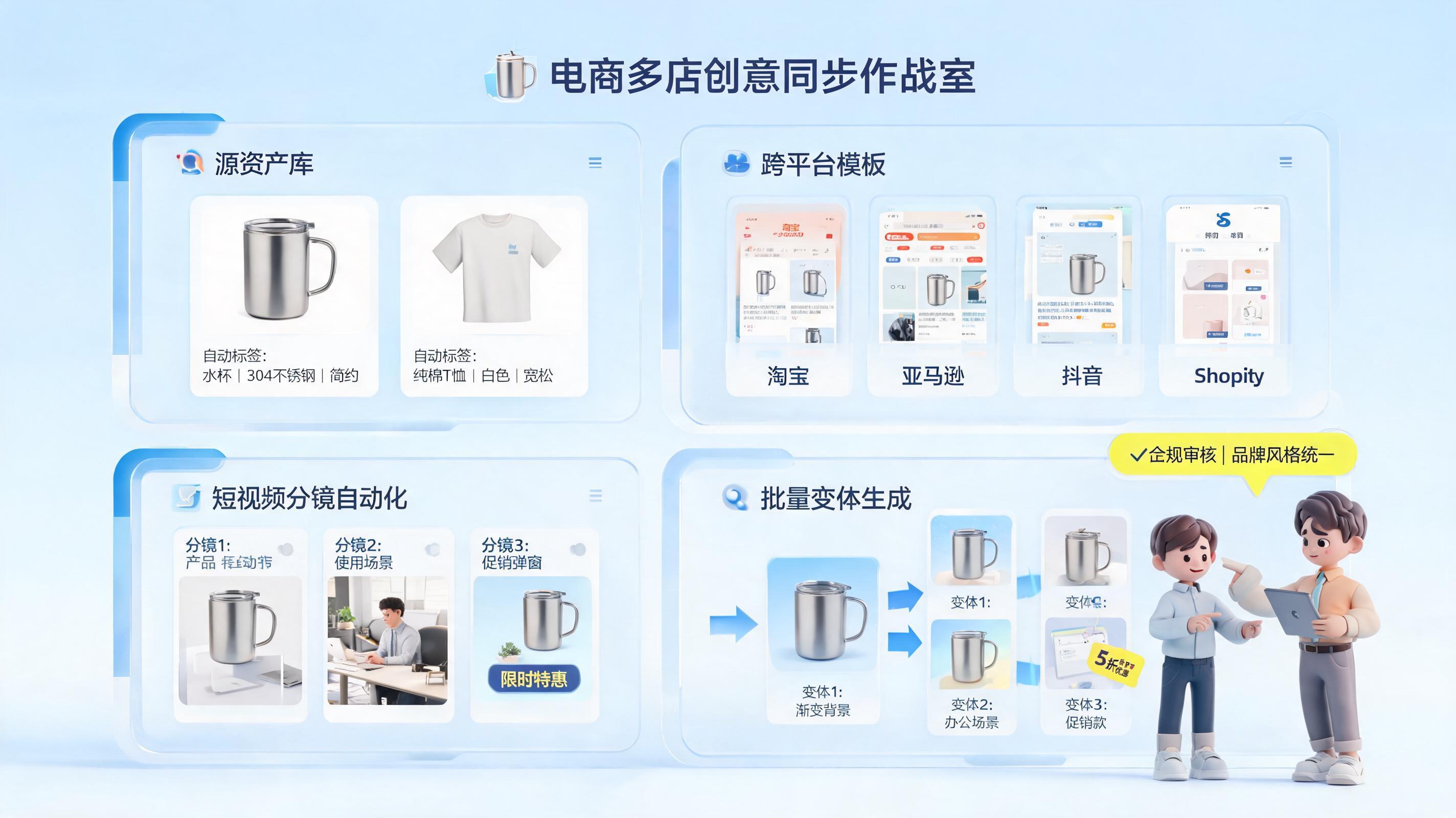 多店铺素材同步更新可以用 AI 做吗？方法与避坑_图1