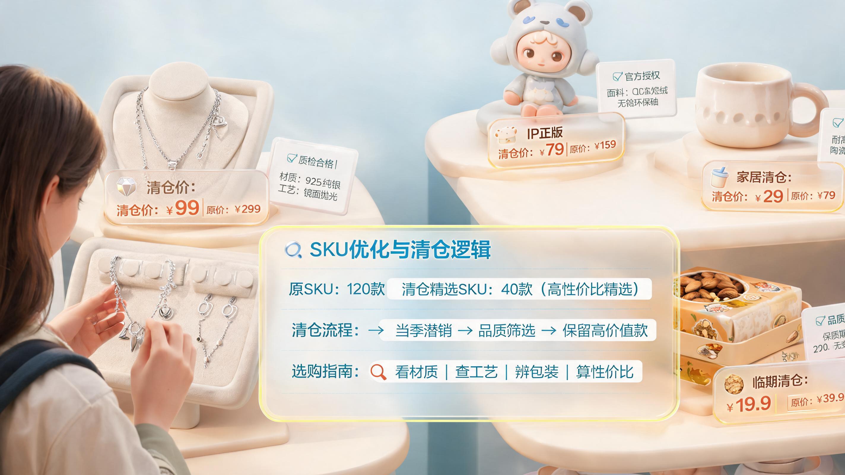 店铺清仓活动商品筛选方法，避开低价误区_图1
