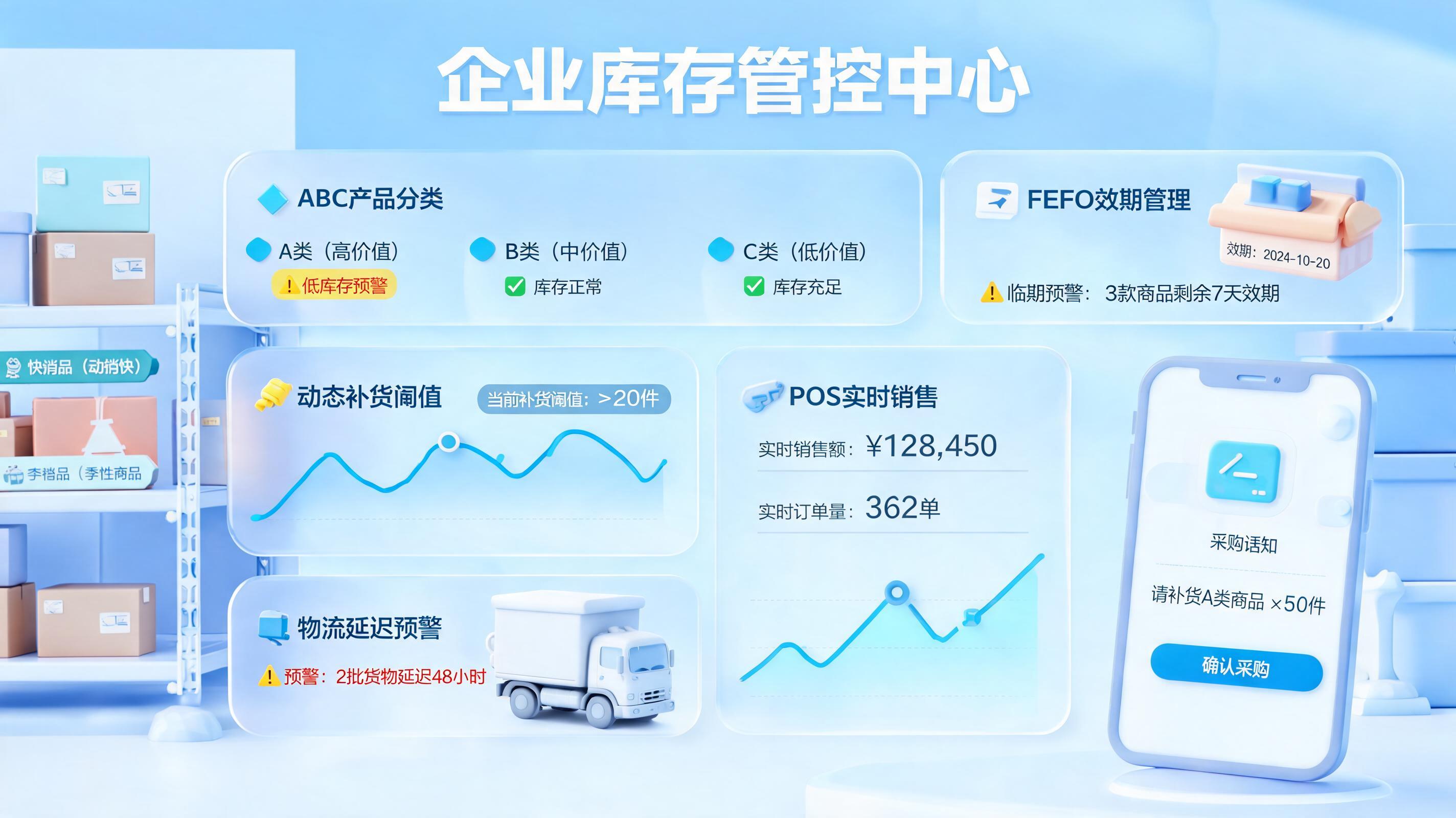 商品库存不足自动提醒设置技巧，预警闭环实战_图1