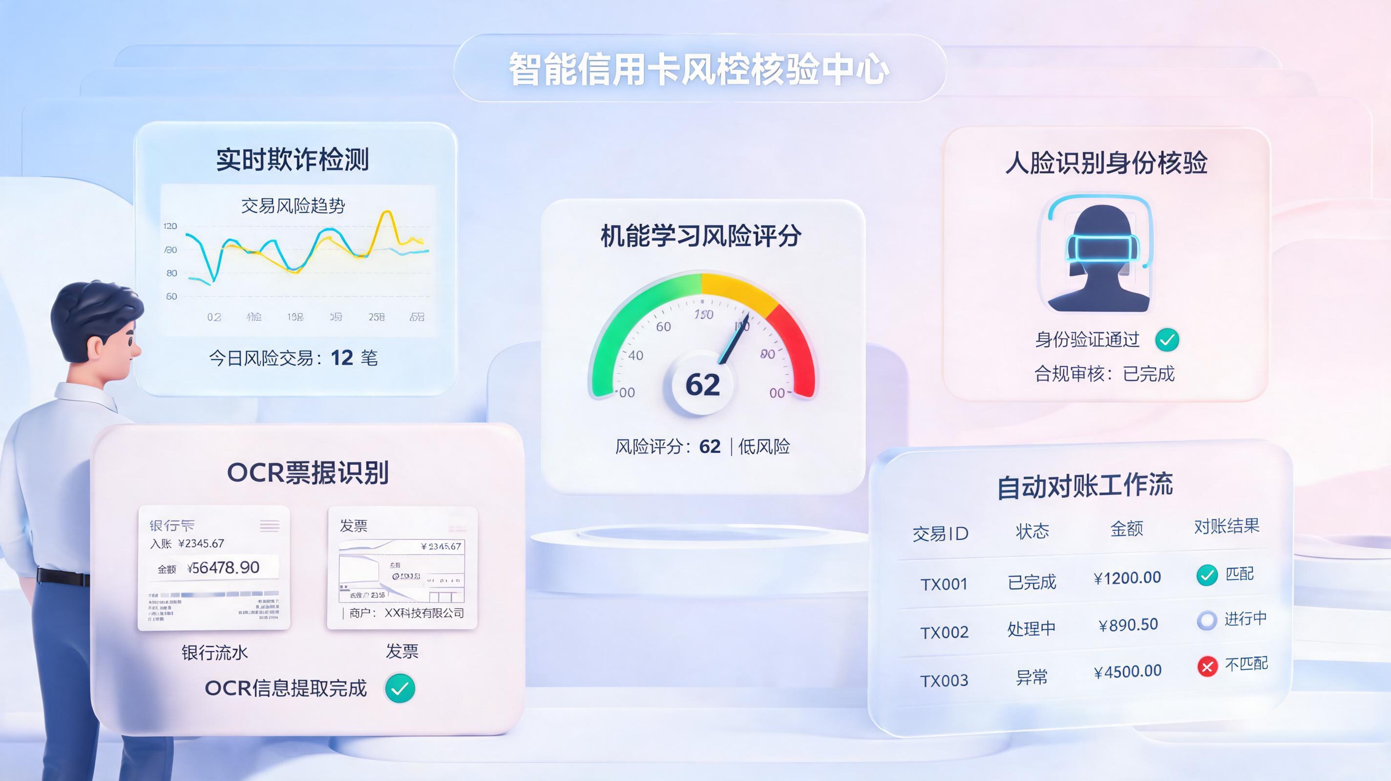 信用卡资料智能核对办法,兼顾风控与效率