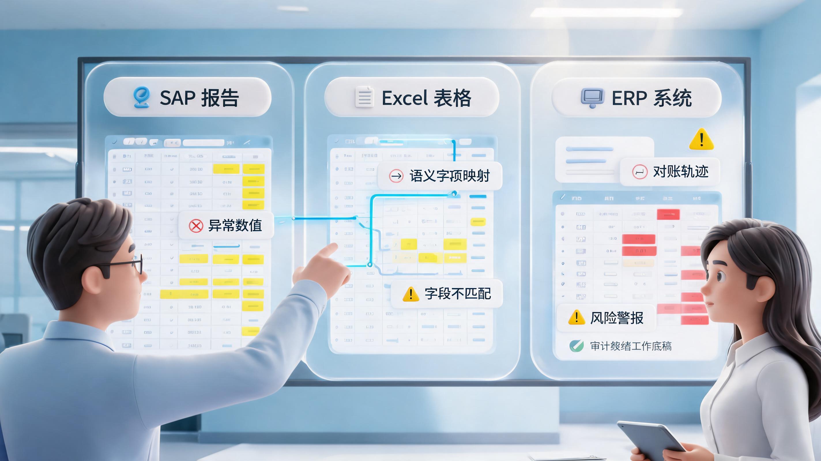 各类报表交叉核对工作可以用 AI 做吗?方法与边界