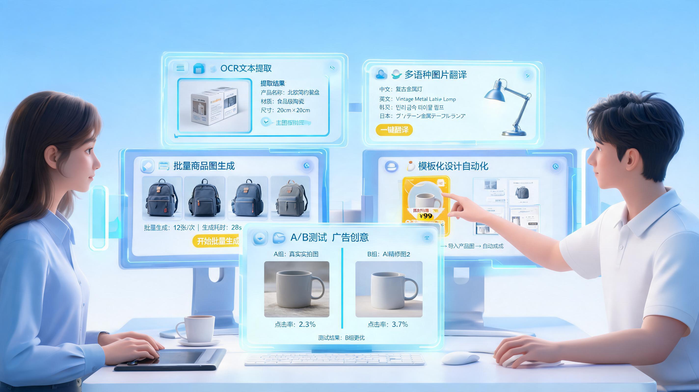 电商图文素材批量处理可以用 AI 做吗？方法与边界