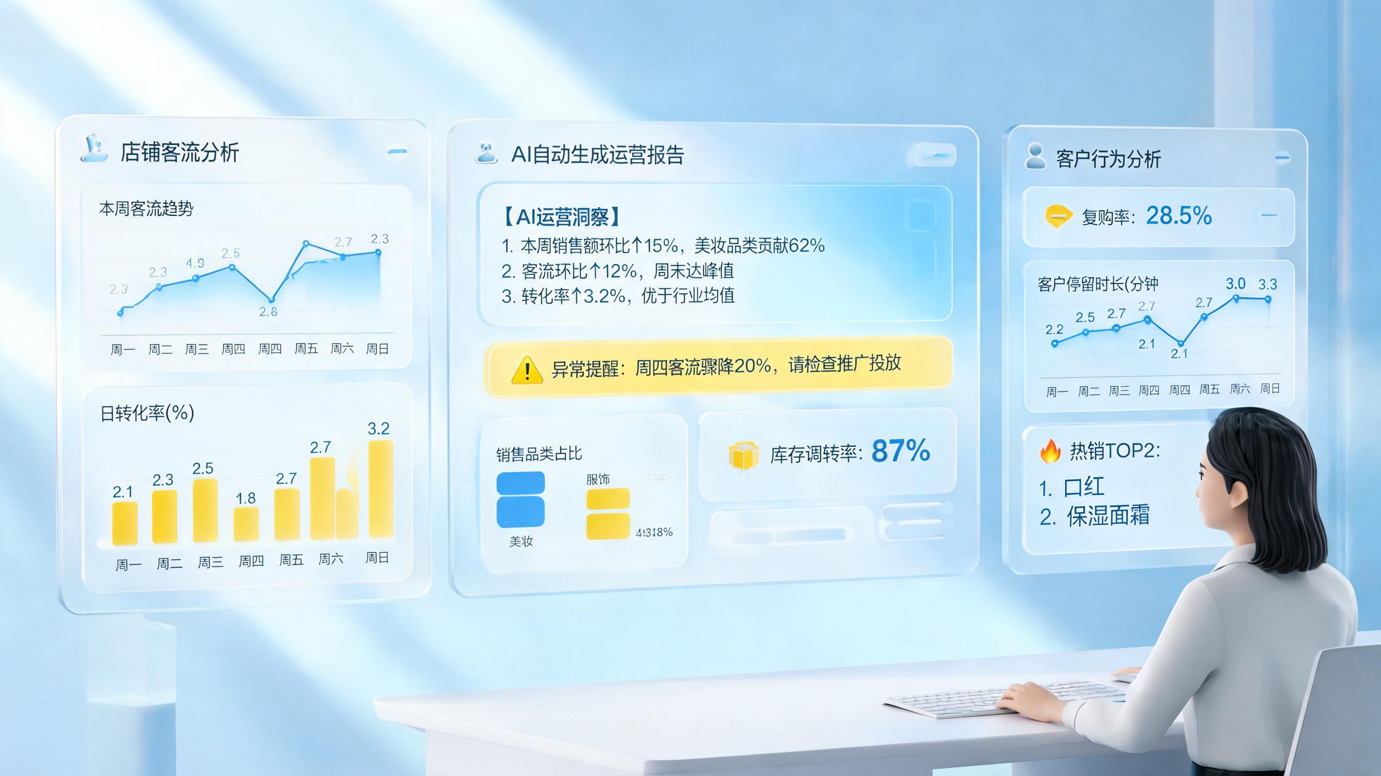 店铺经营报表自动生成可以用 AI 做吗？关键看场景