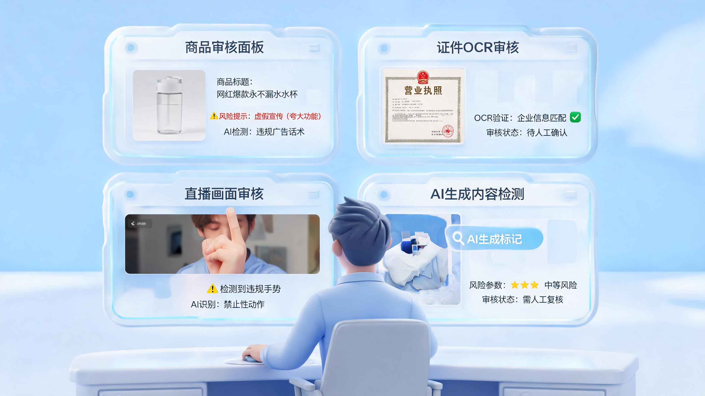 店铺素材合规筛查可以用 AI 做吗?看清落地路径