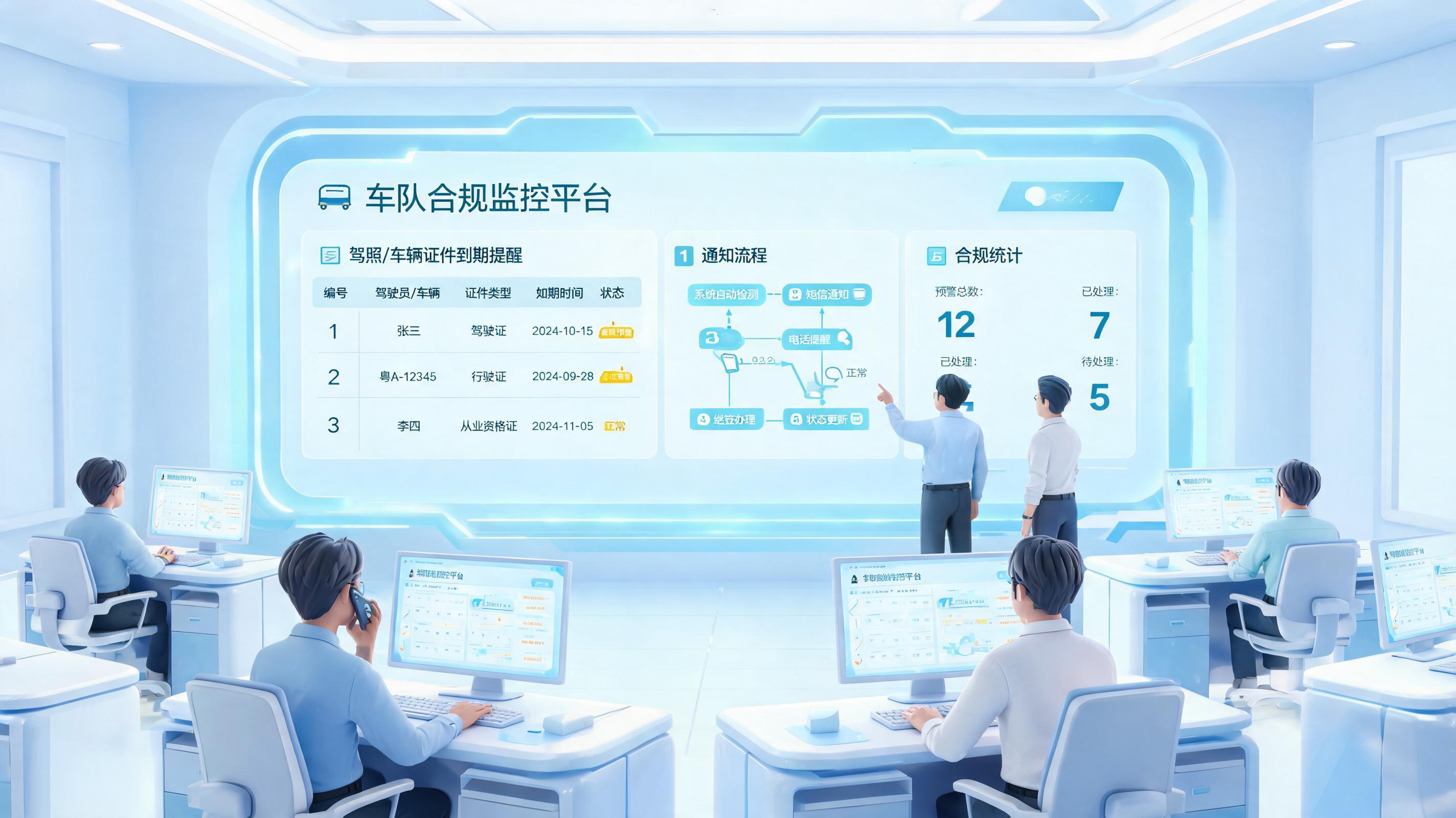 司机证件到期怎么自动提醒？企业提前预警_图1