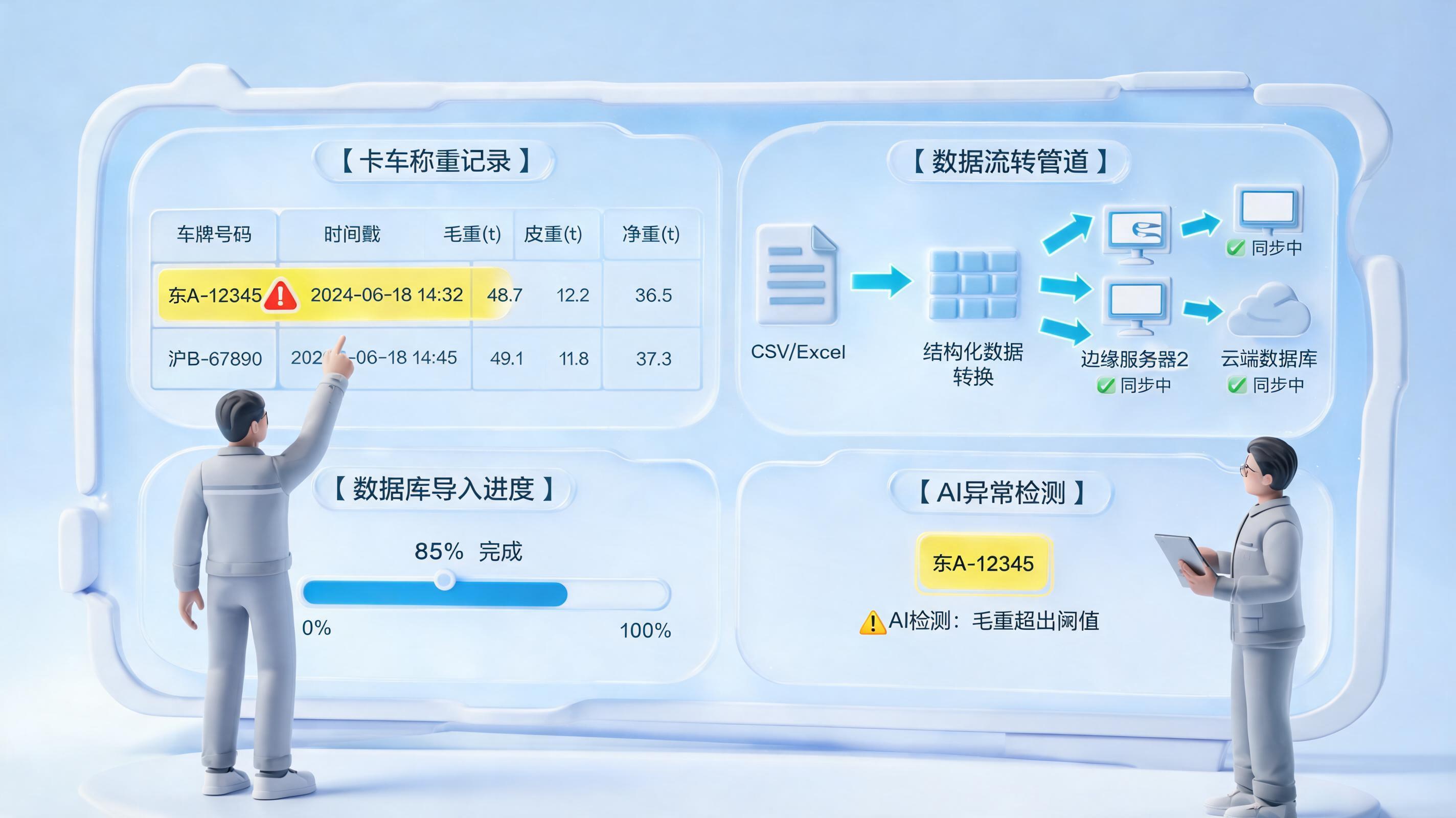过磅数据批量导入怎么高效处理？流程提速指南_图1
