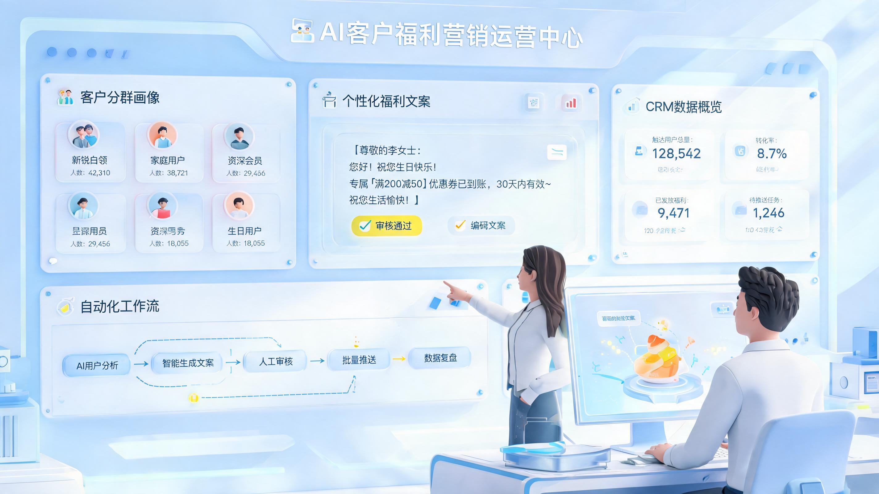 客户福利信息批量发送用 AI 怎么做?企业落地指南