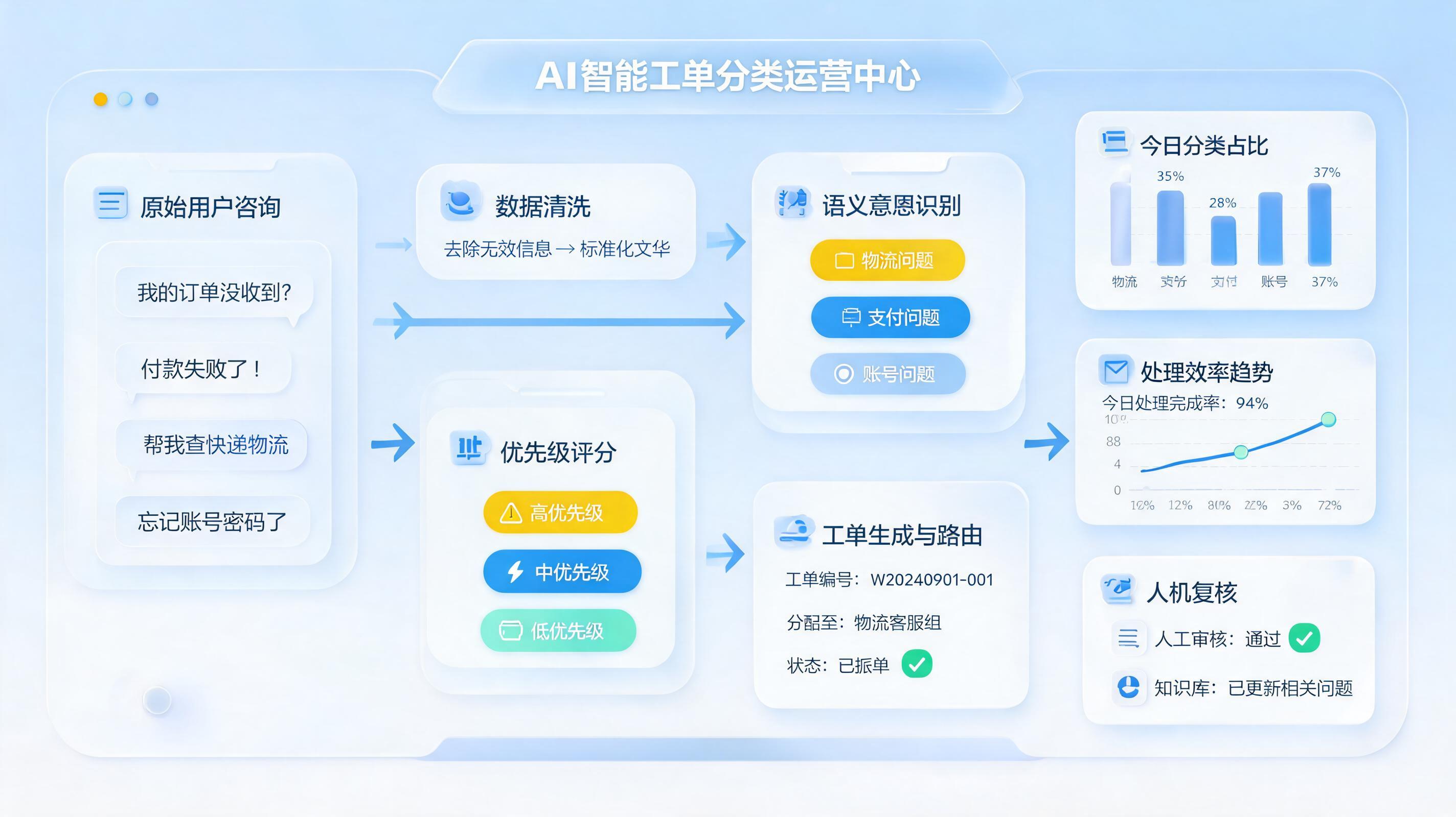 用户提问自动归类怎么高效处理？方法与闭环