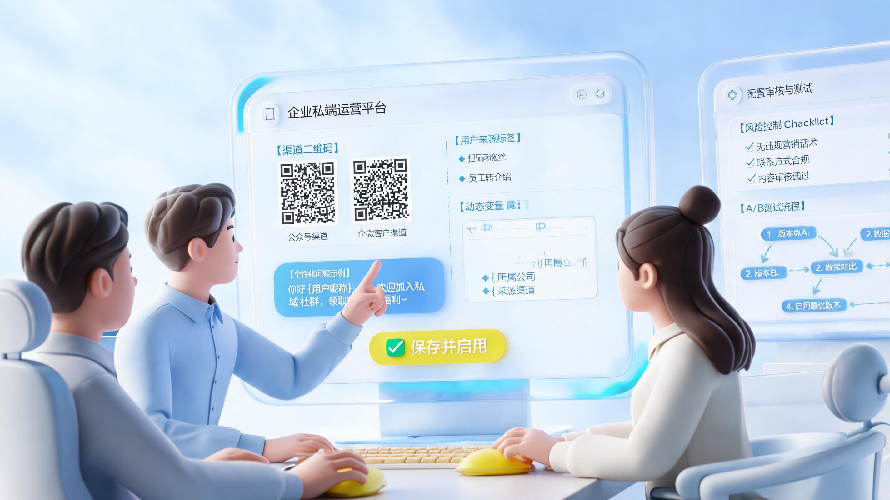 私域添加好友问候语自动发送怎么设置?配置方法与避坑