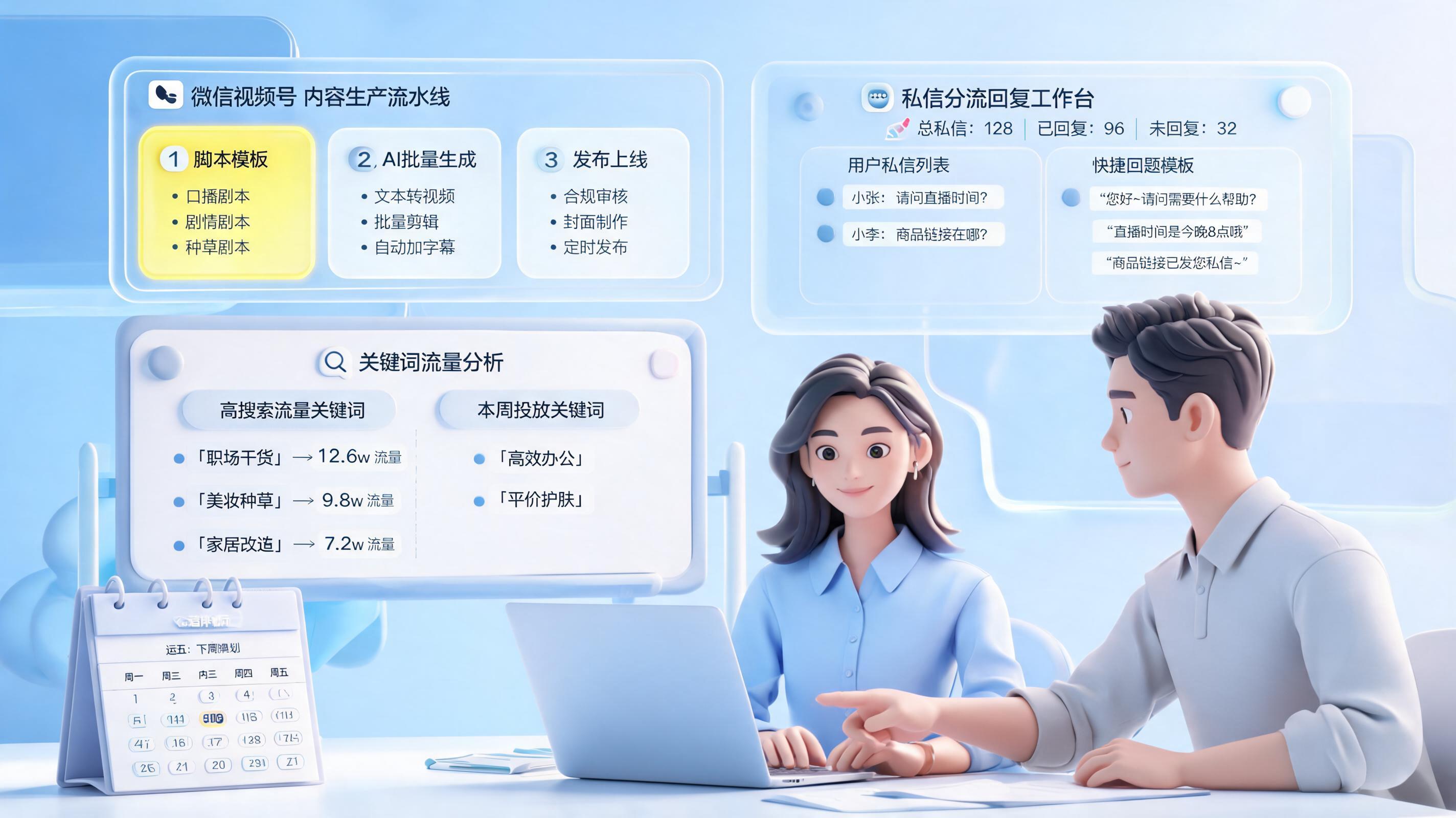 视频号内容批量管理技巧,效率增长路线