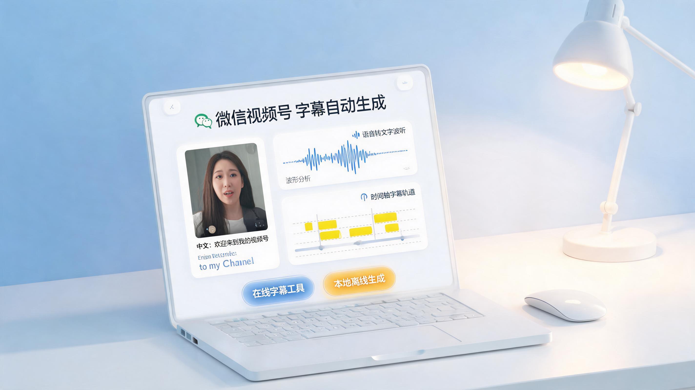 视频号视频自动加字幕方法,效率与清晰兼顾