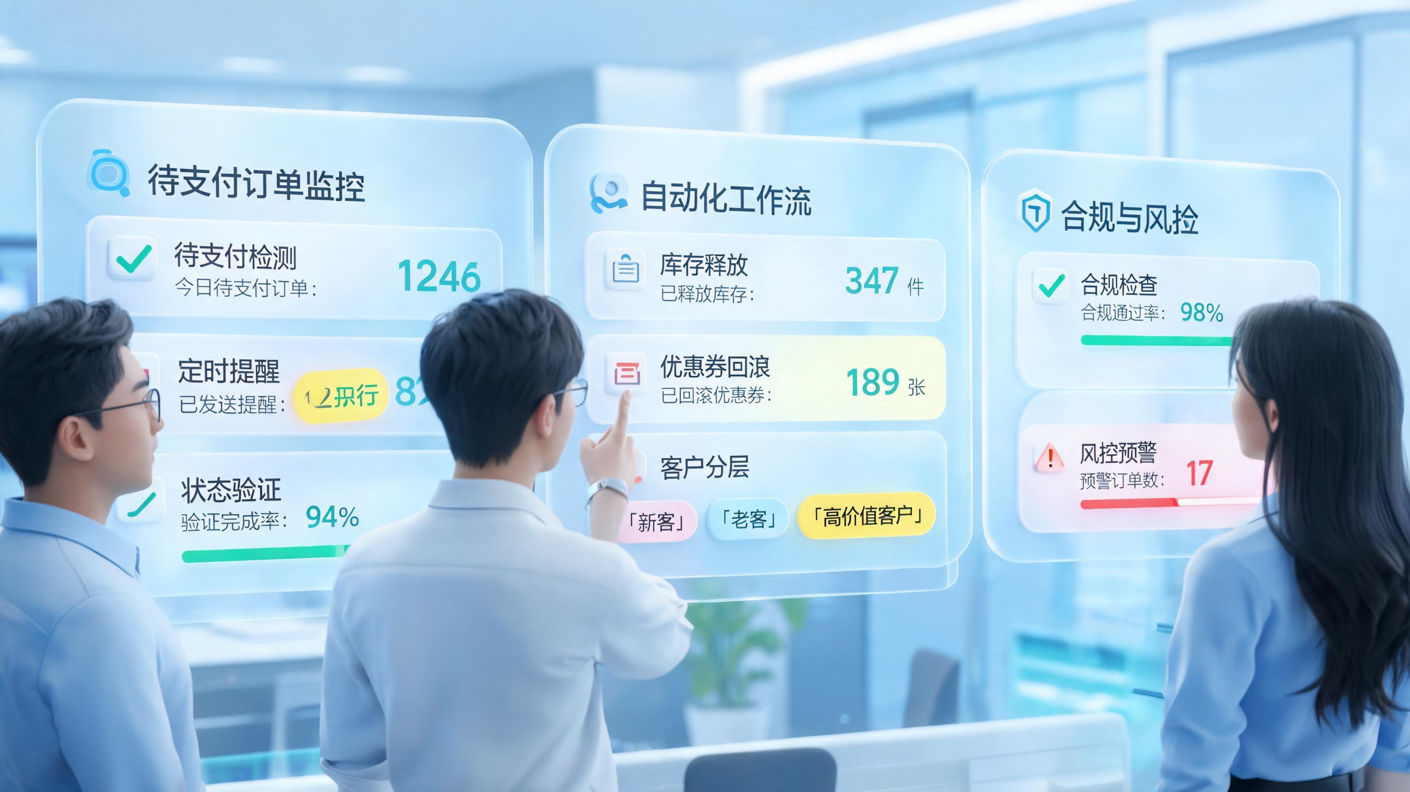 未付款订单自动跟进怎么设置？流程与合规要点