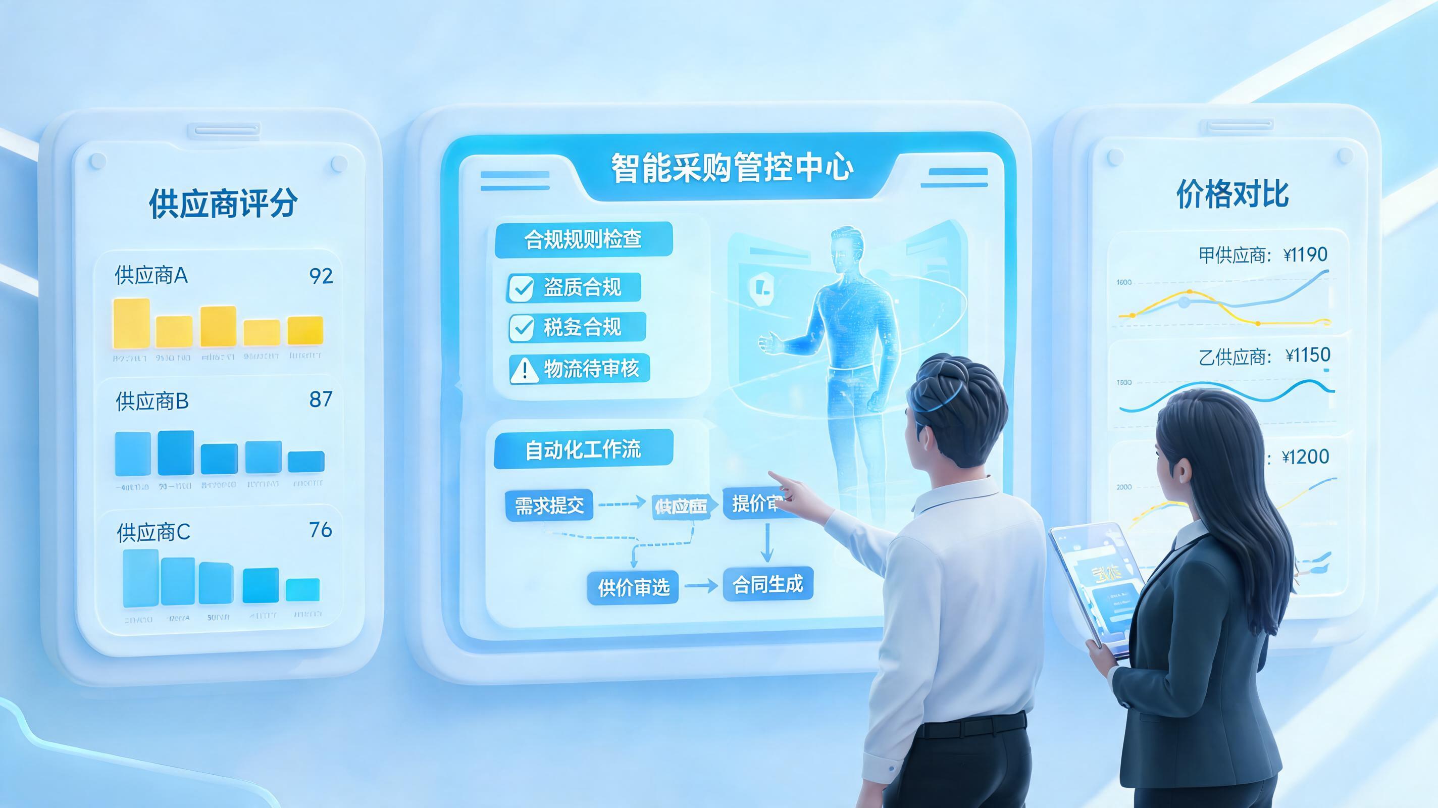 数字员工如何自动匹配最佳供应商并创建采购订单?采购智能闭环解析