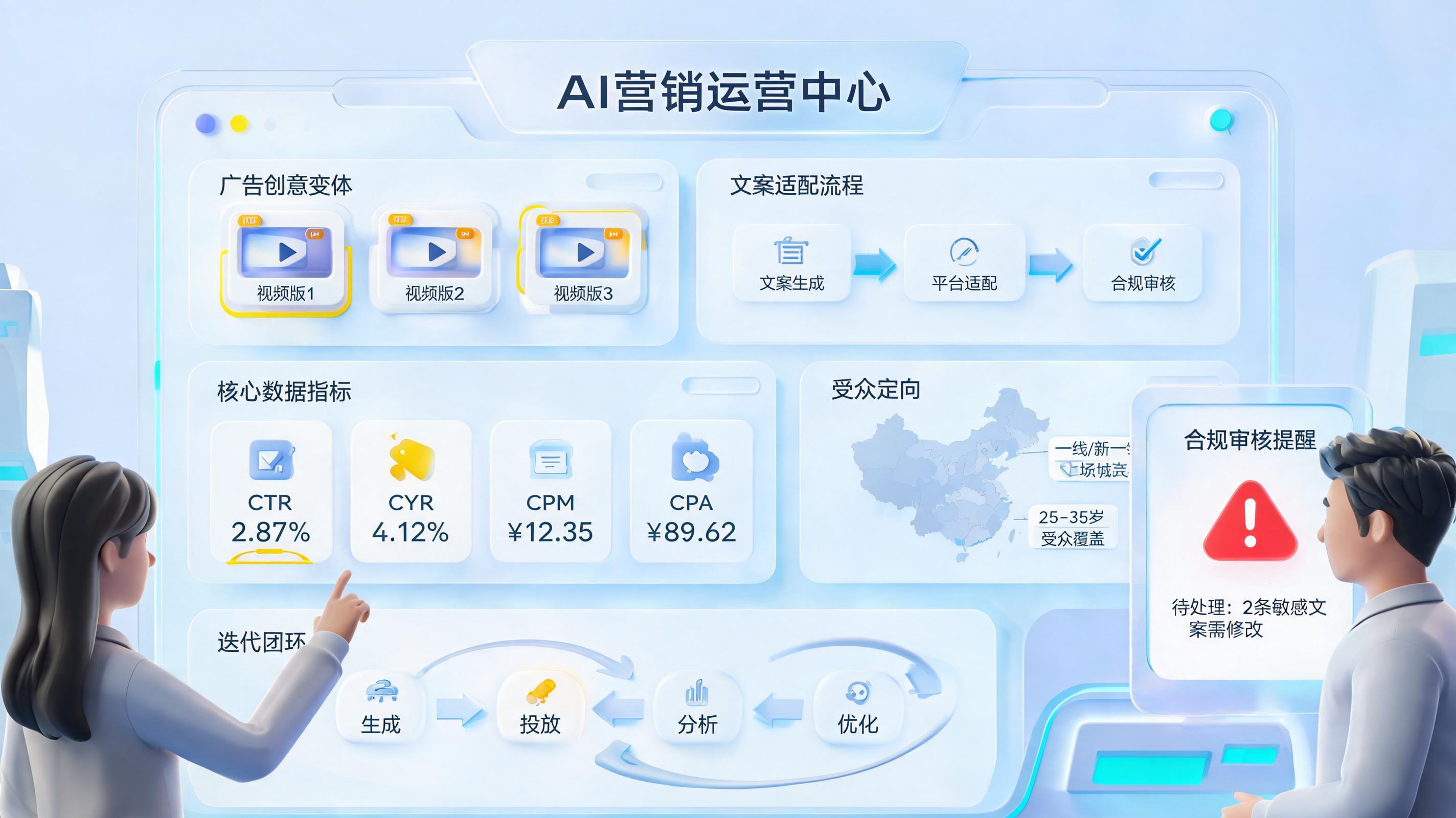 广告投放素材批量优化用AI怎么做？方法与闭环_图1