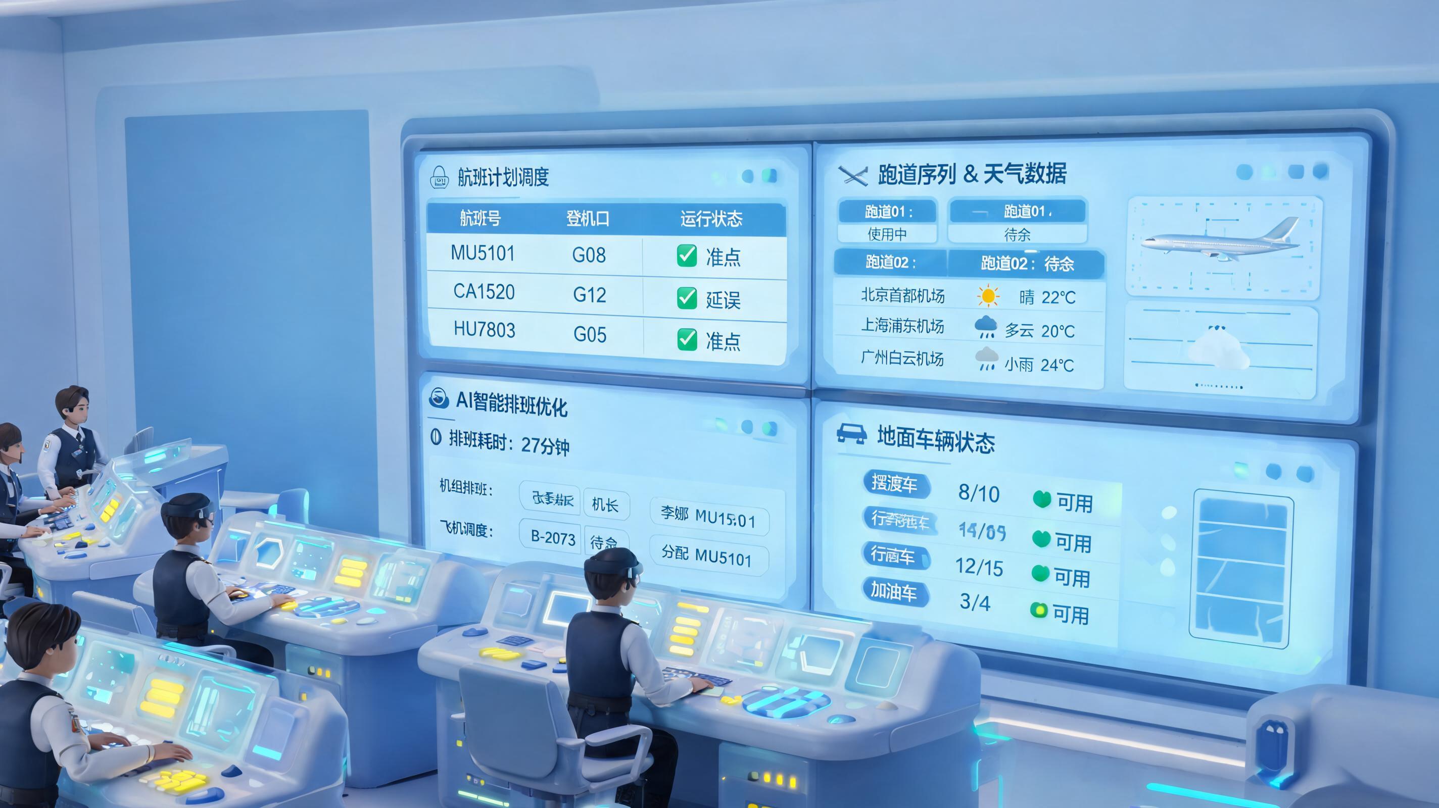 航空排班方案生成缩短至半小时/轮是如何实现的?智能协同提效