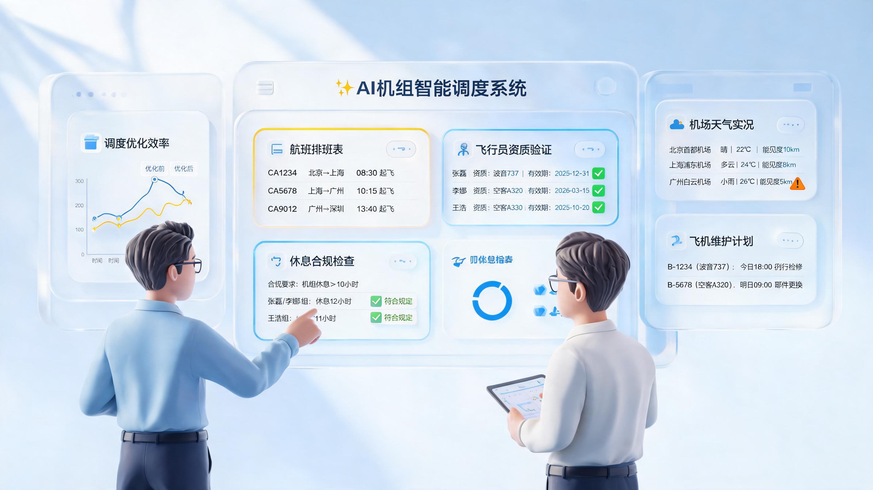 航空机组智能排班智能体如何生成合规排班方案？看懂核心流程