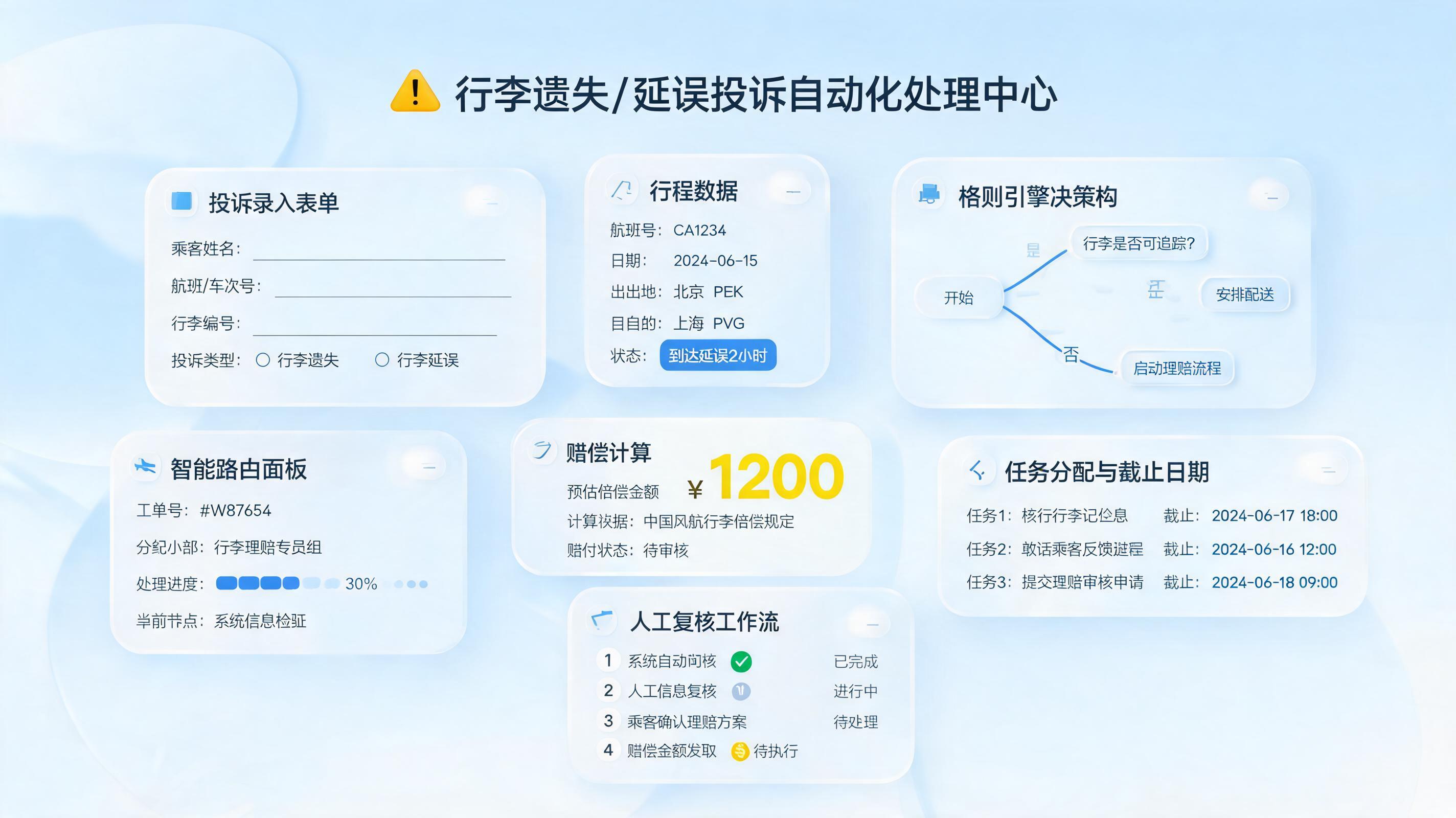 行李丢失、延误投诉如何自动生成处理方案？客服处理框架_图1
