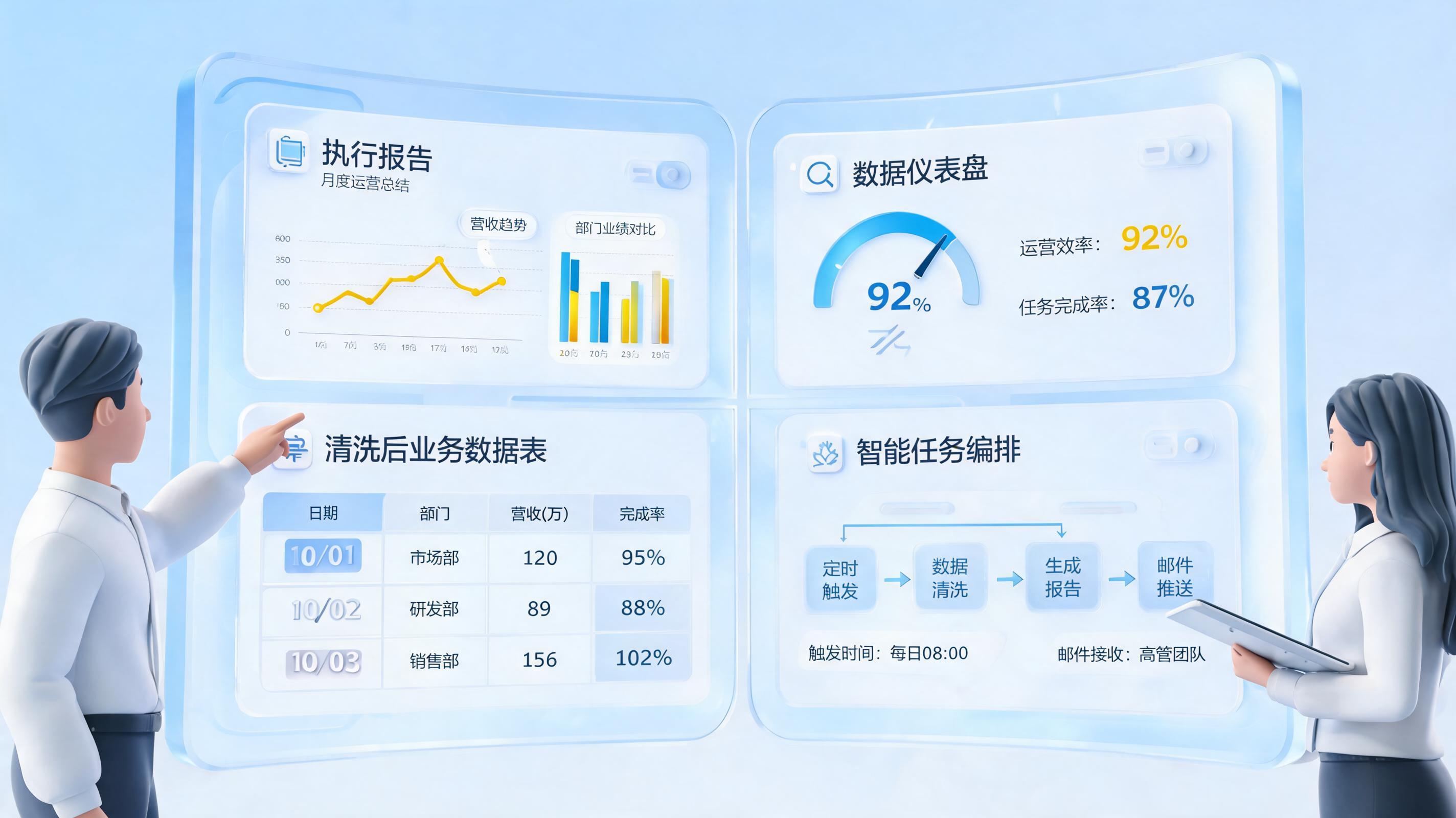 报告定时自动发送用 AI 怎么做?流程搭建指南