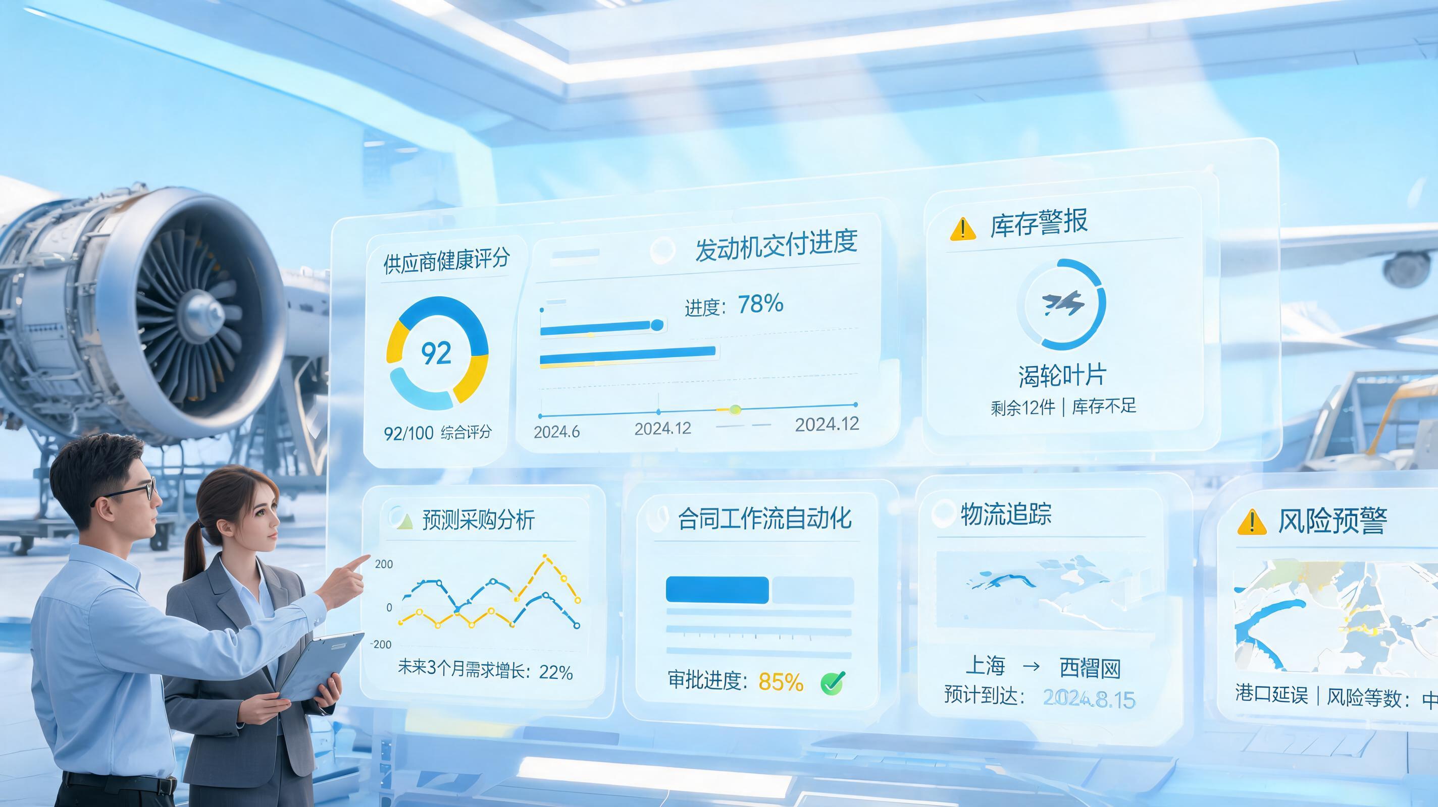 航空业采购数字化如何保障生产连续性?采购韧性升级