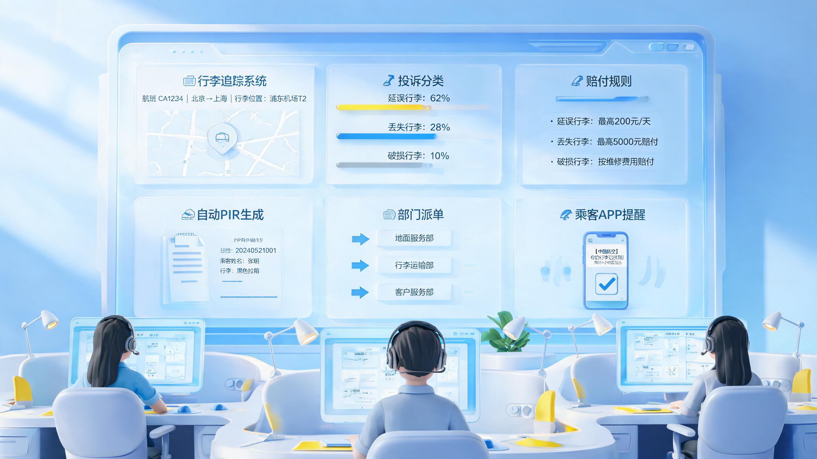 行李丢失、延误投诉如何自动生成处理方案?客服自动化实战