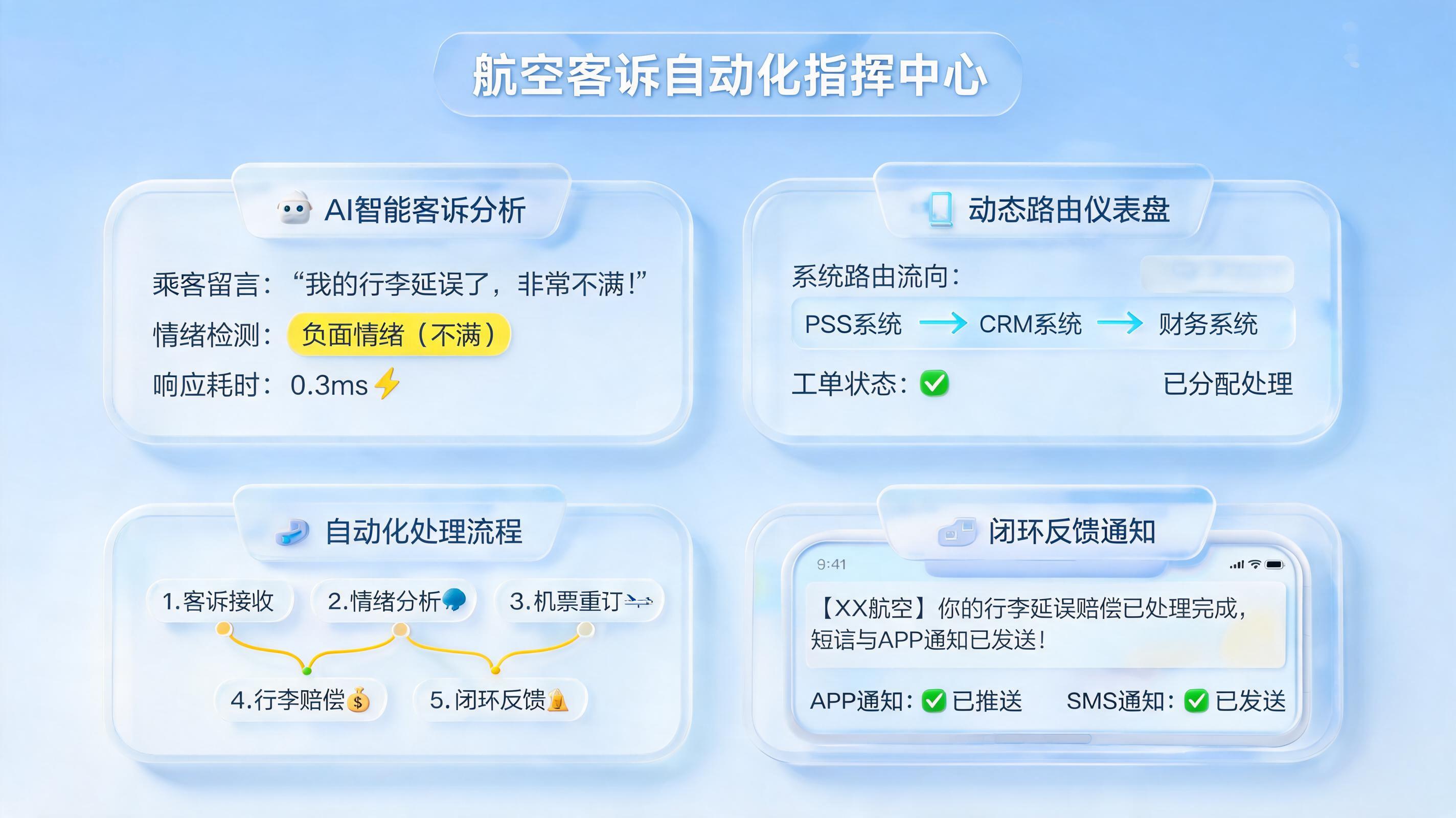 航空客户投诉处理智能体如何实现全流程自动化？投诉闭环升级