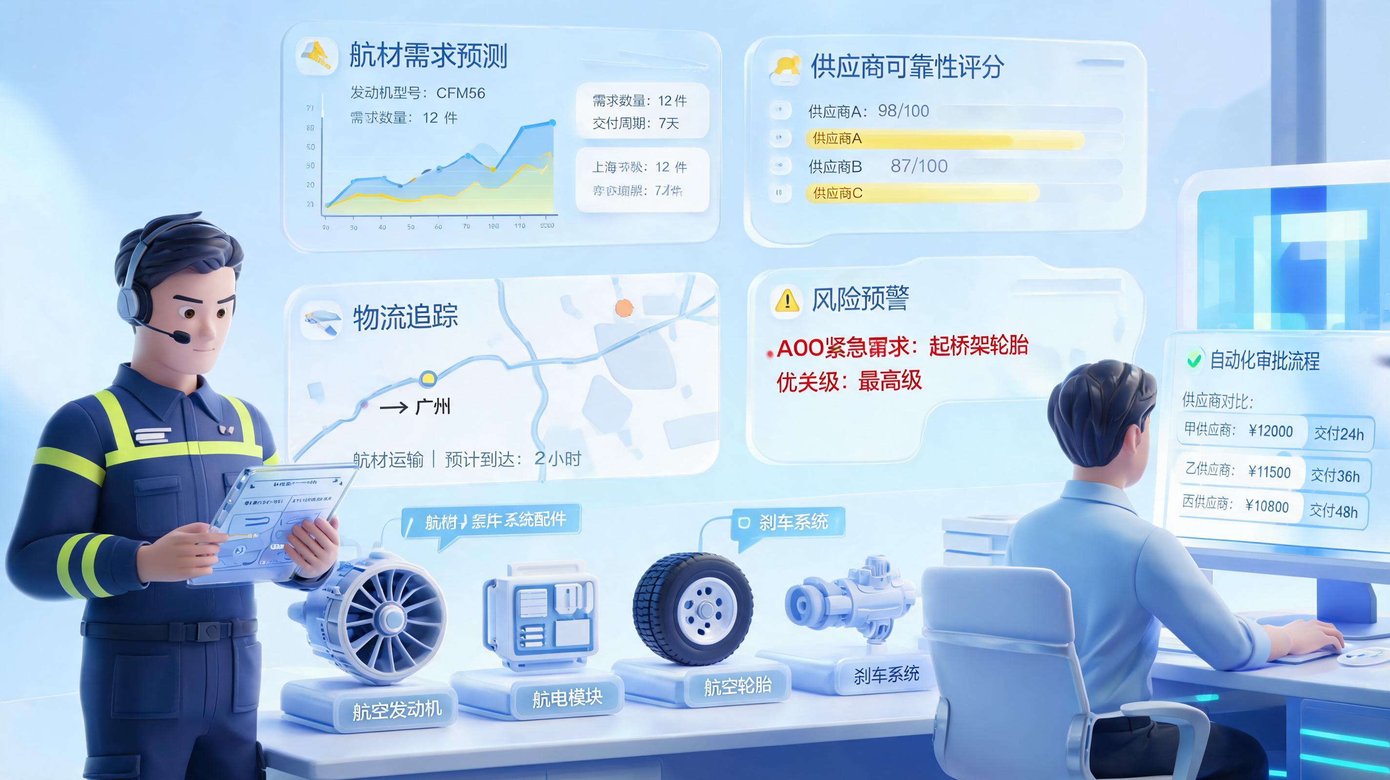 航空业采购数字化如何保障生产连续性？看清三条主线