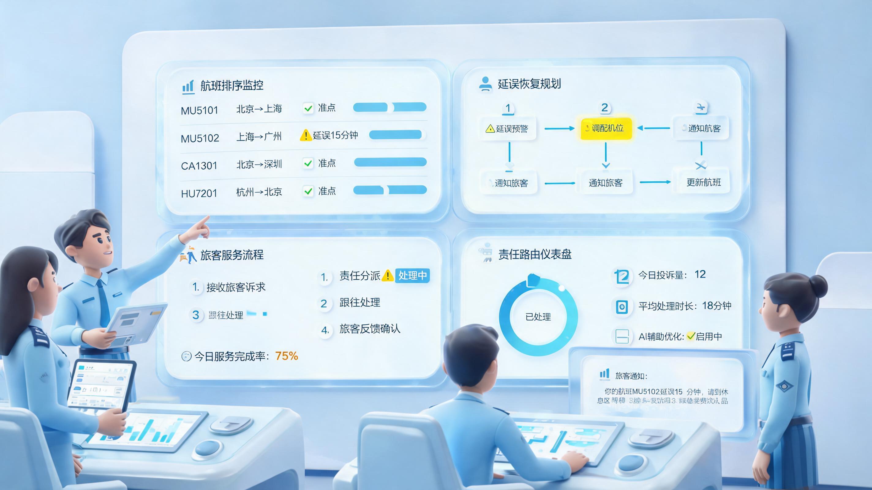 航空投诉处理效率提升60%是如何做到的?四步拆解