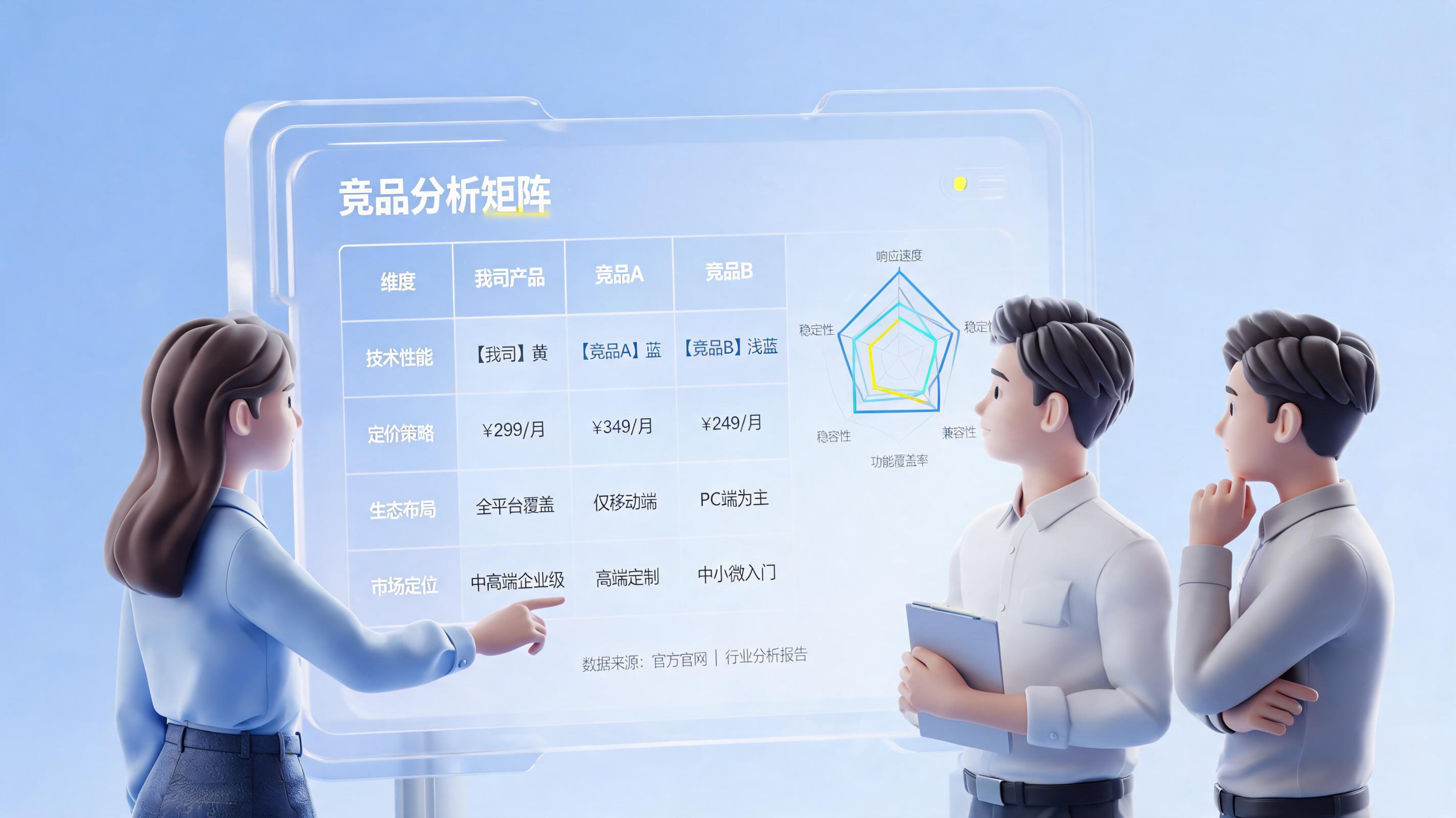 竞品数据对比分析落地方案，执行框架与汇报路径_图1