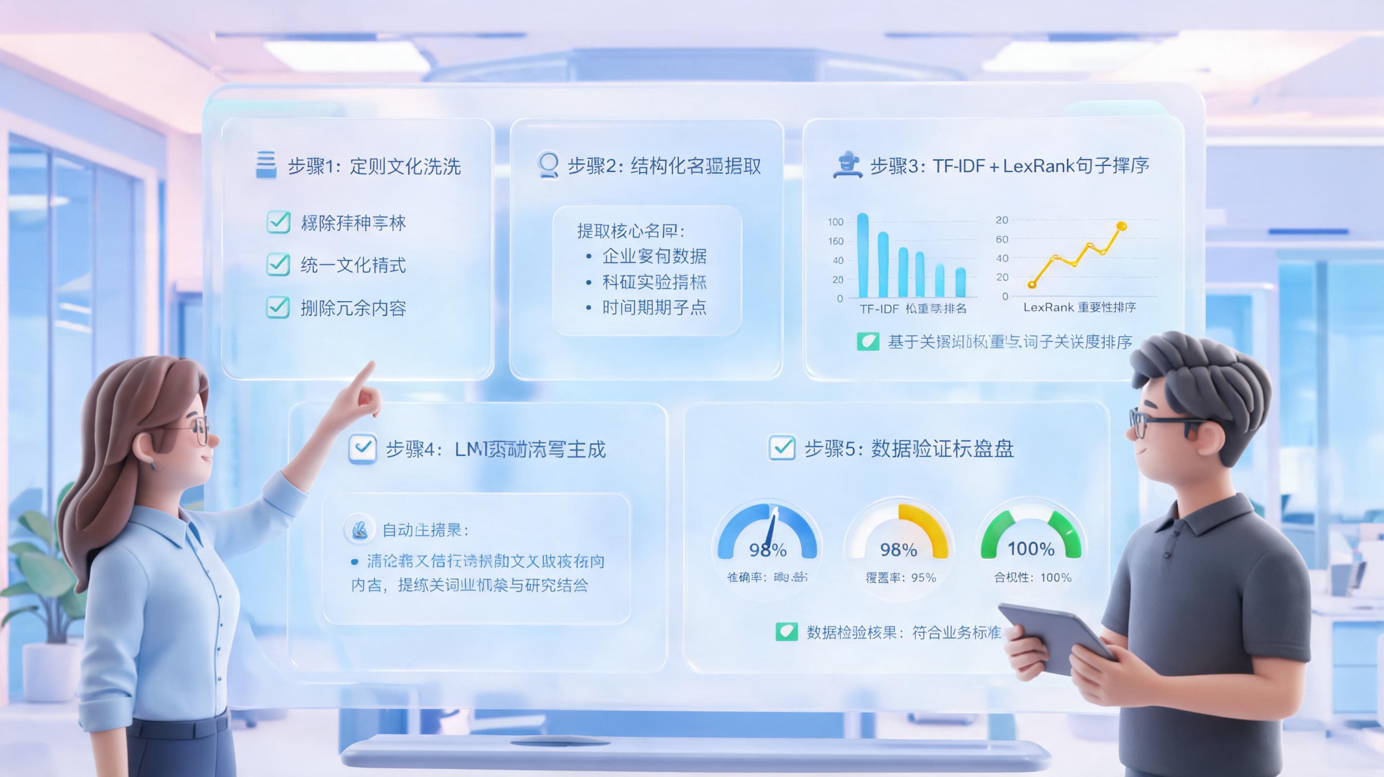 报告摘要自动提炼方法全解,规则智能双轮驱动