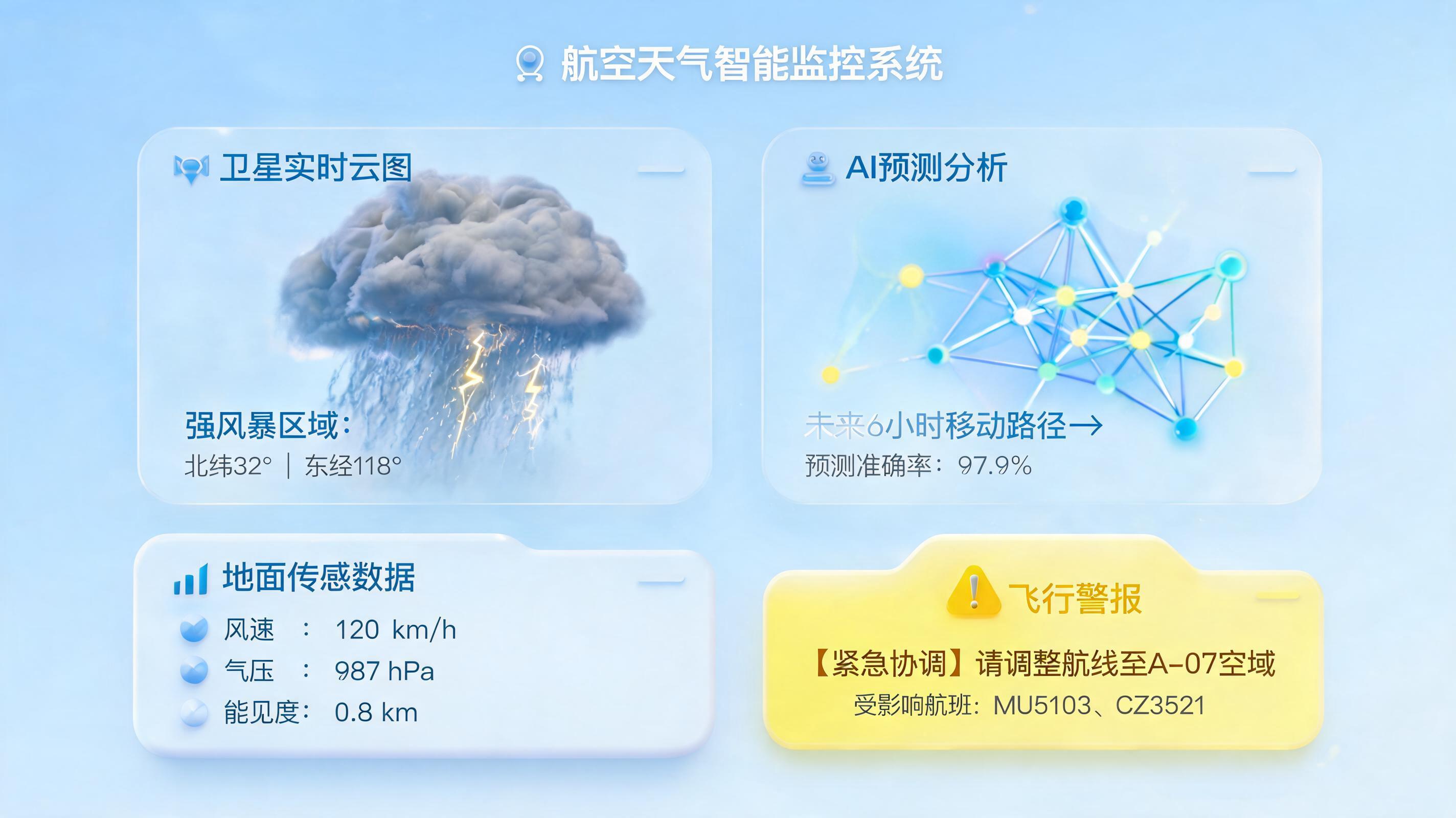 航空气象预警智能体如何集成数据感知和AI分析?一文拆解从感知到决策的全链路
