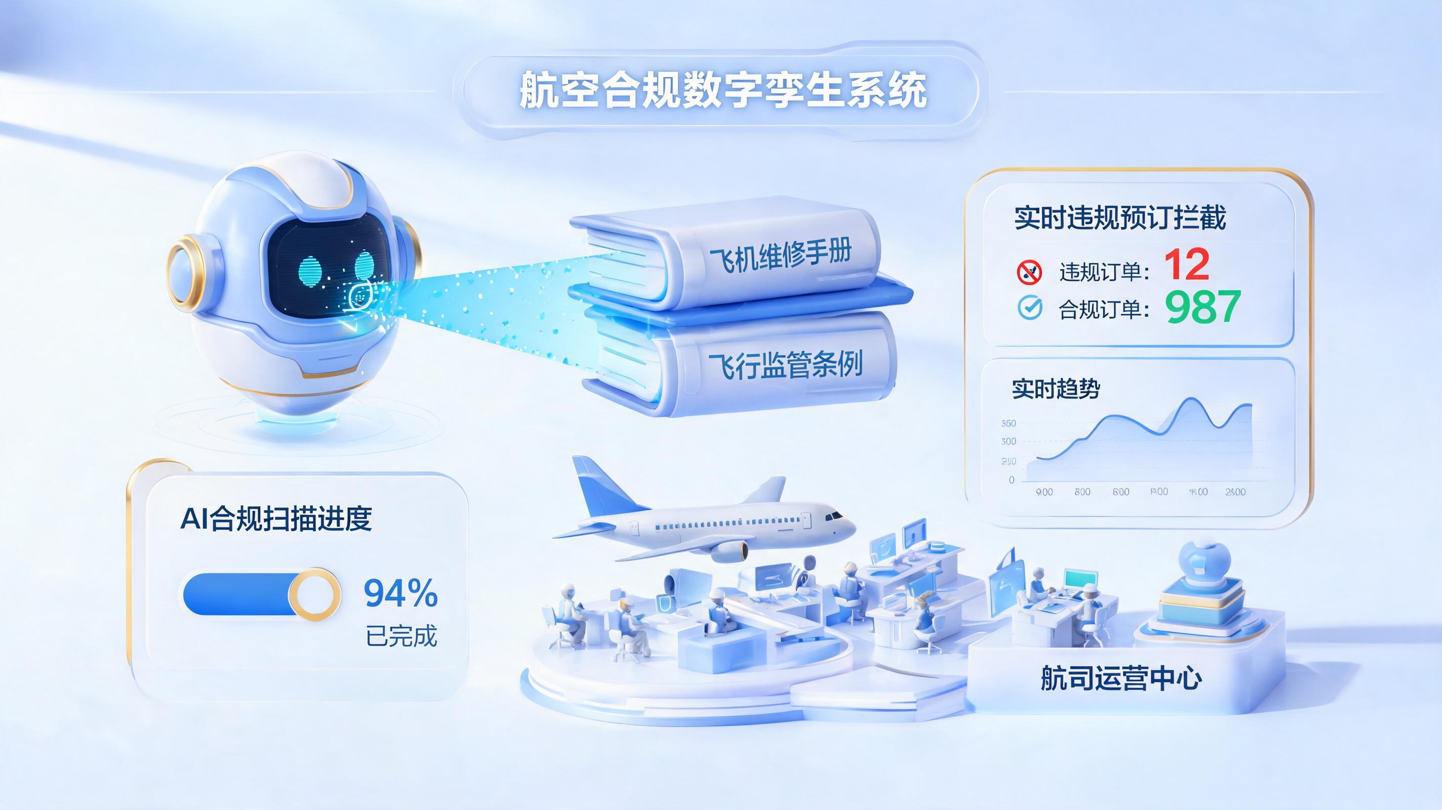 数字员工合规性校验是什么？航空业从事后抽检到事前拦截的范式革命_图1