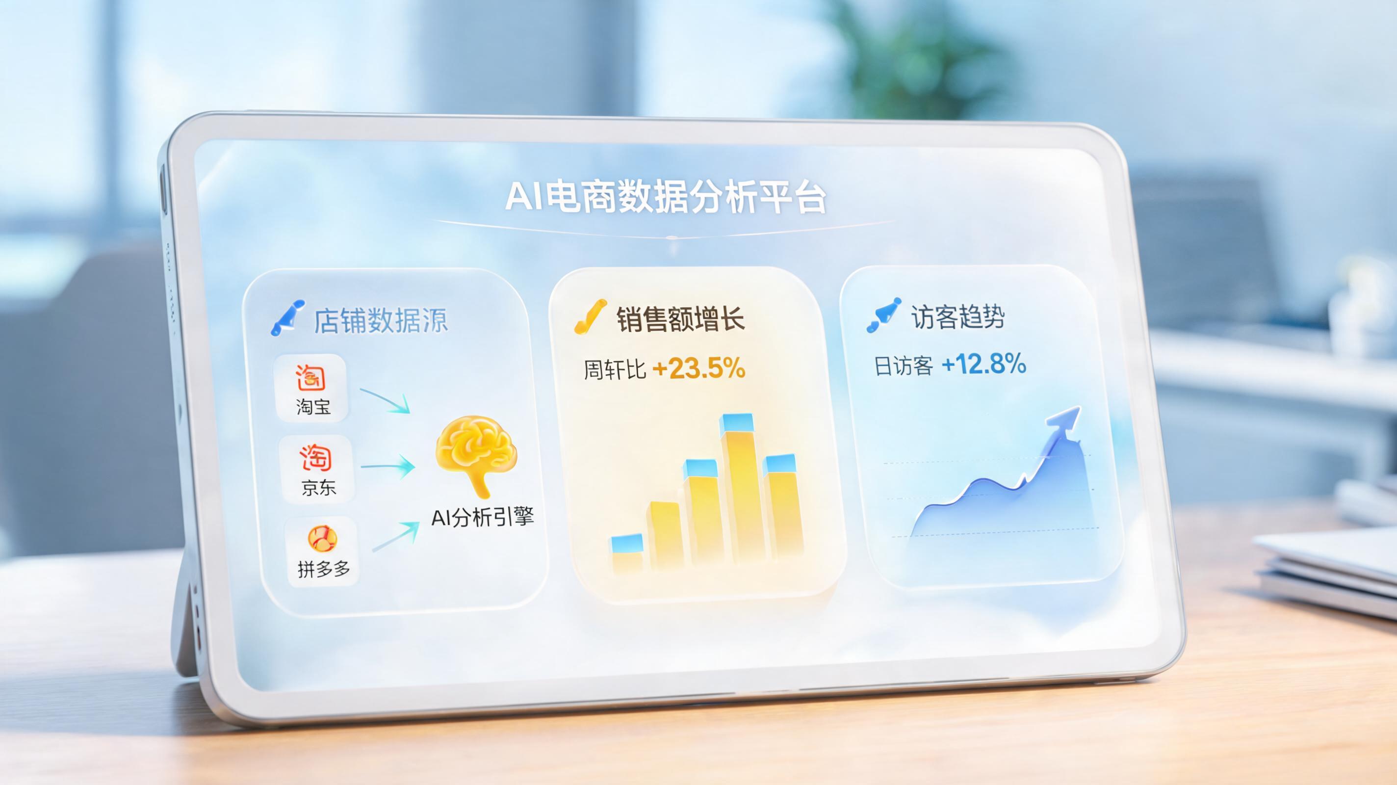全店商品大盘数据自动统计用AI怎么做?半年内实现电商运营全链路自动化