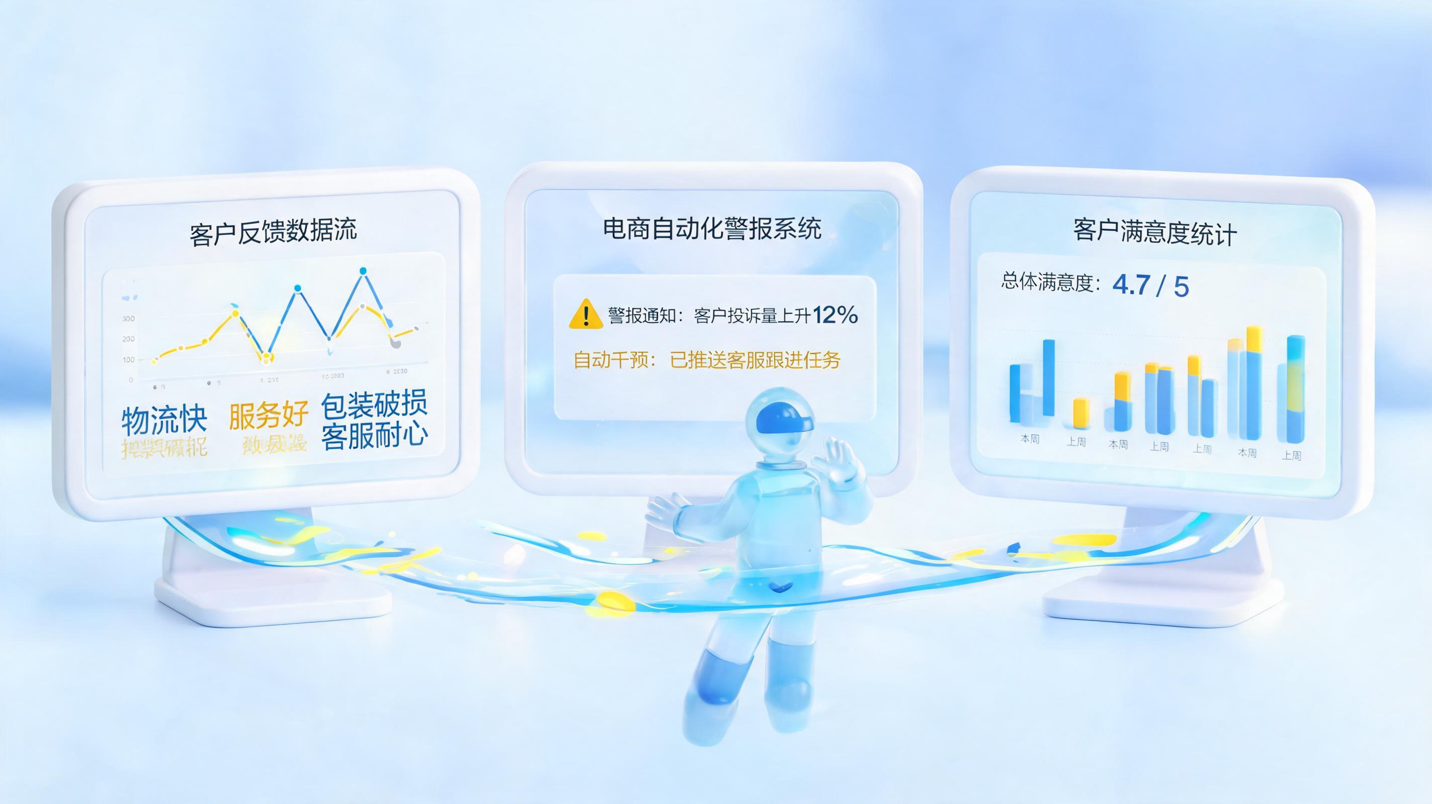 电商大促差评自动预警可以用RPA设置吗？从被动救火到主动防御的实战指南