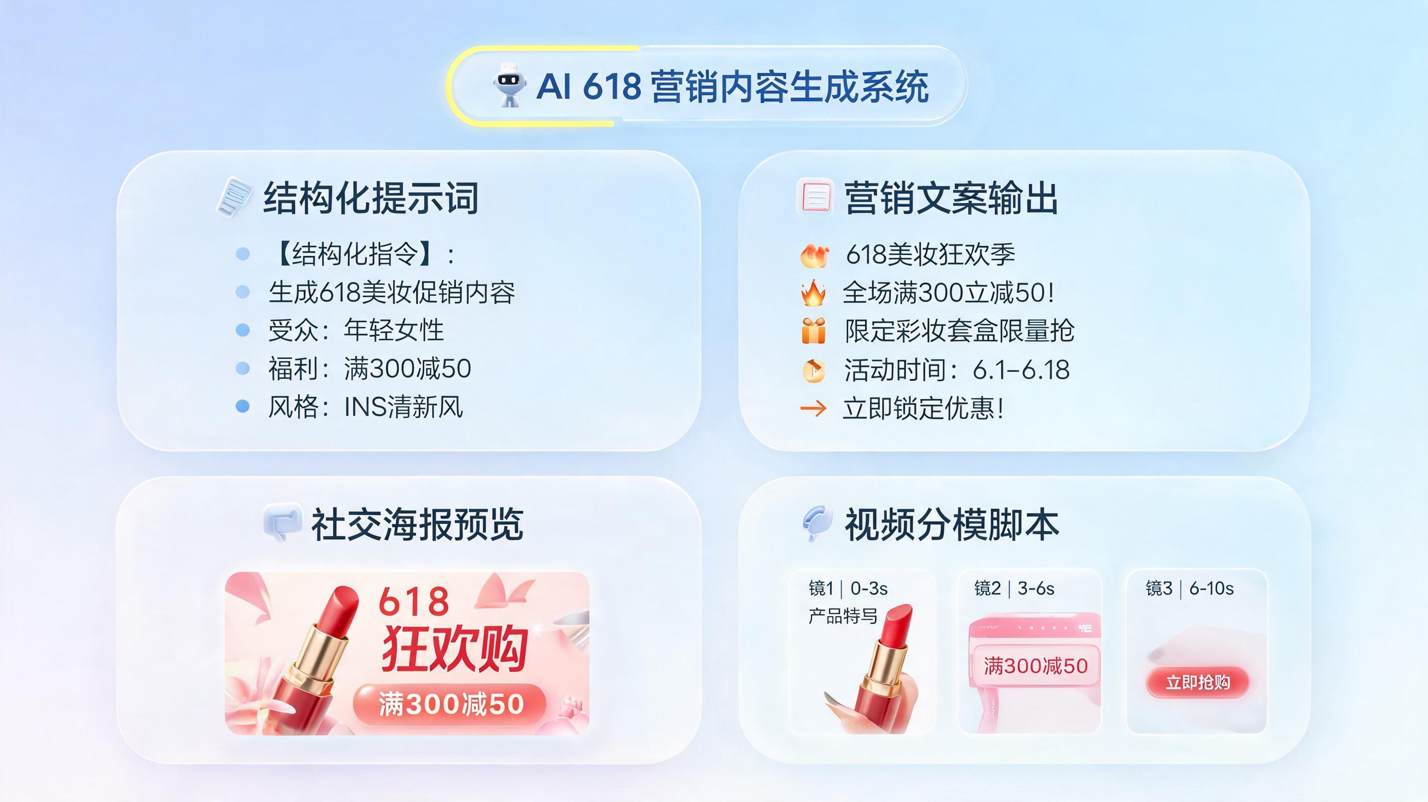 618大促批量生成营销文案用AI怎么做？一文解锁高质量营销工作流_图1
