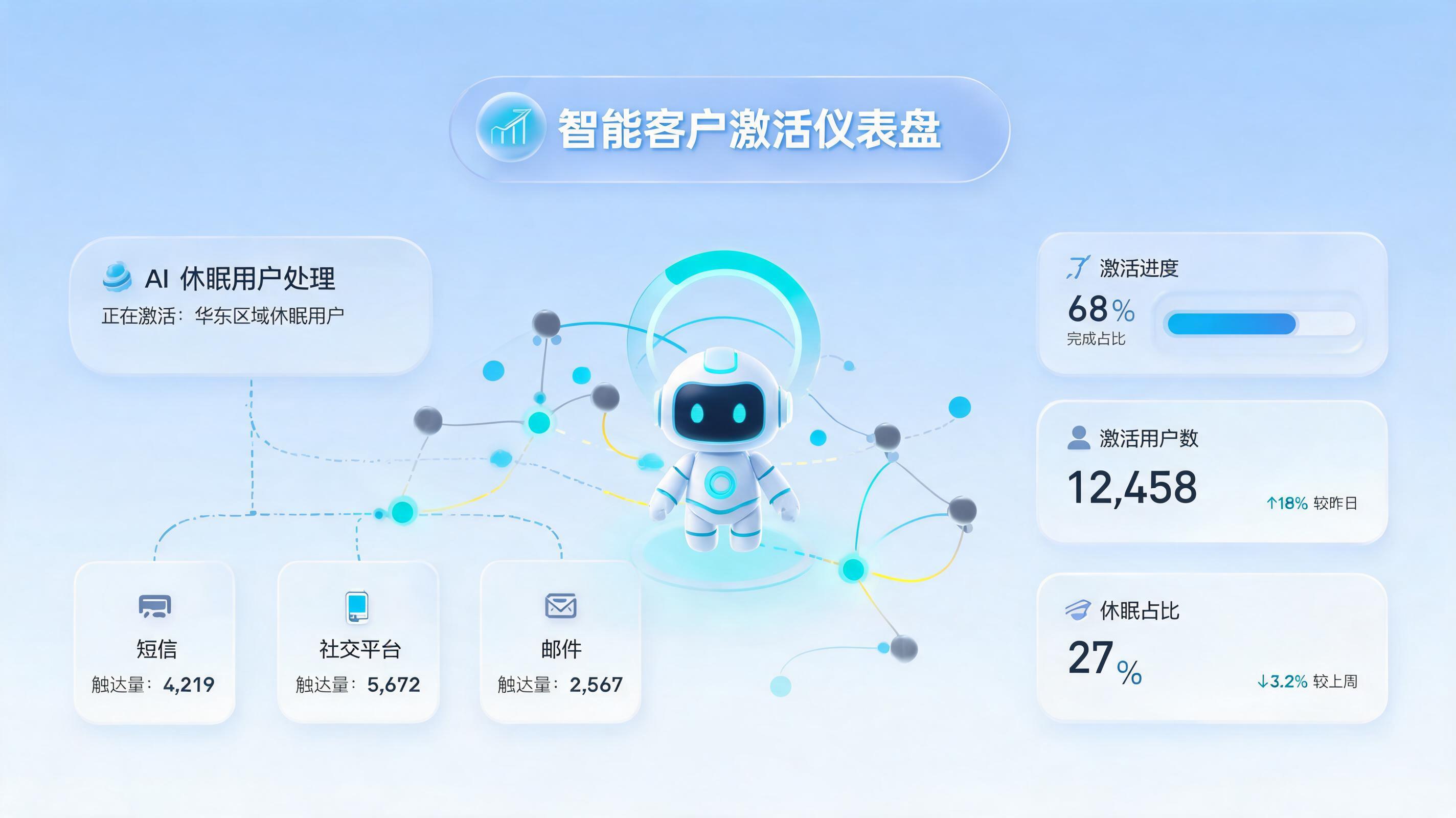 沉睡会员唤醒难题怎么解？AI智能体实现全自动触达，效率提升300%_图1