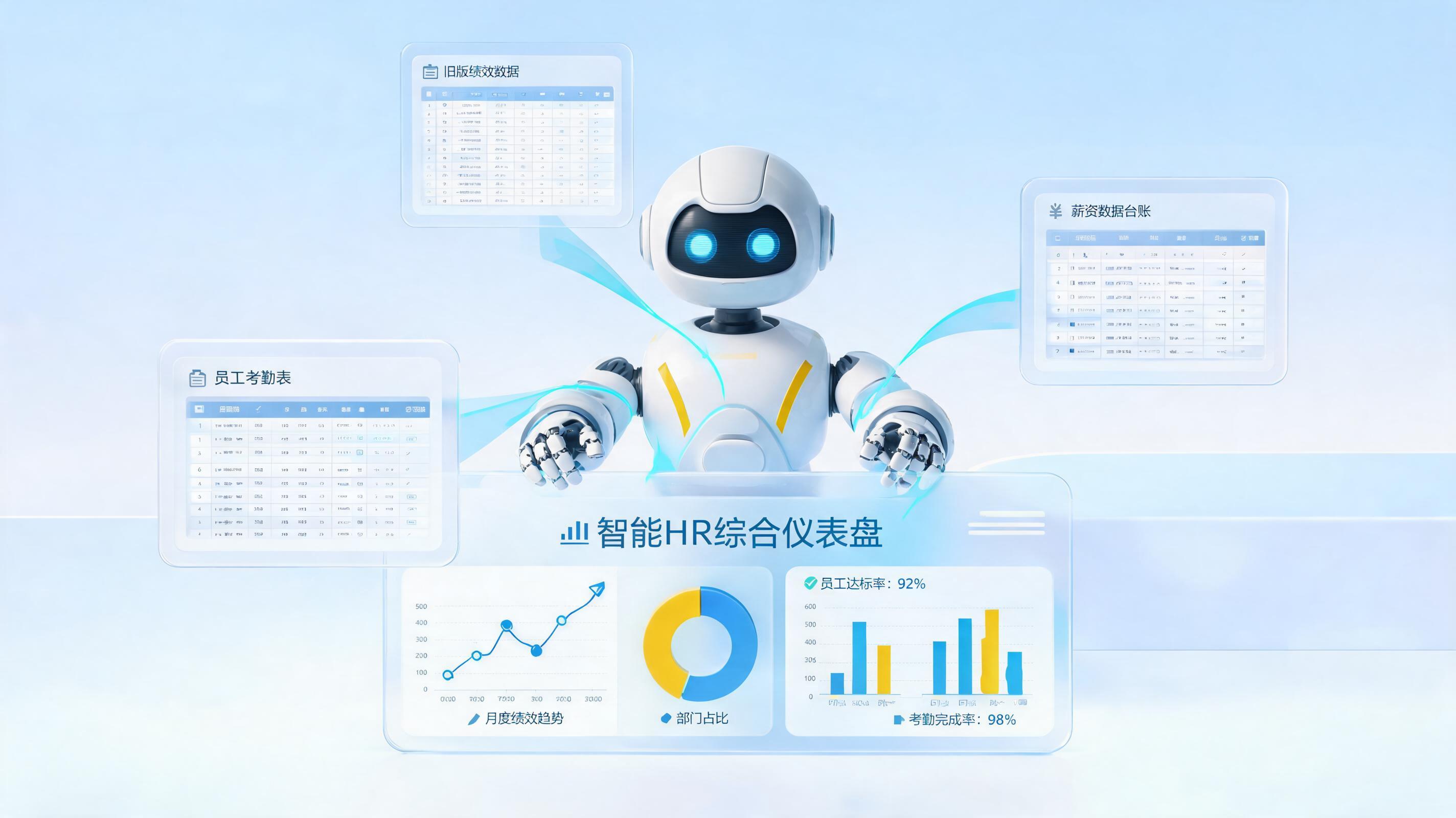 员工绩效数据RPA自动统计指南:一文看懂HR如何告别996,从“跑数工”变“分析师”