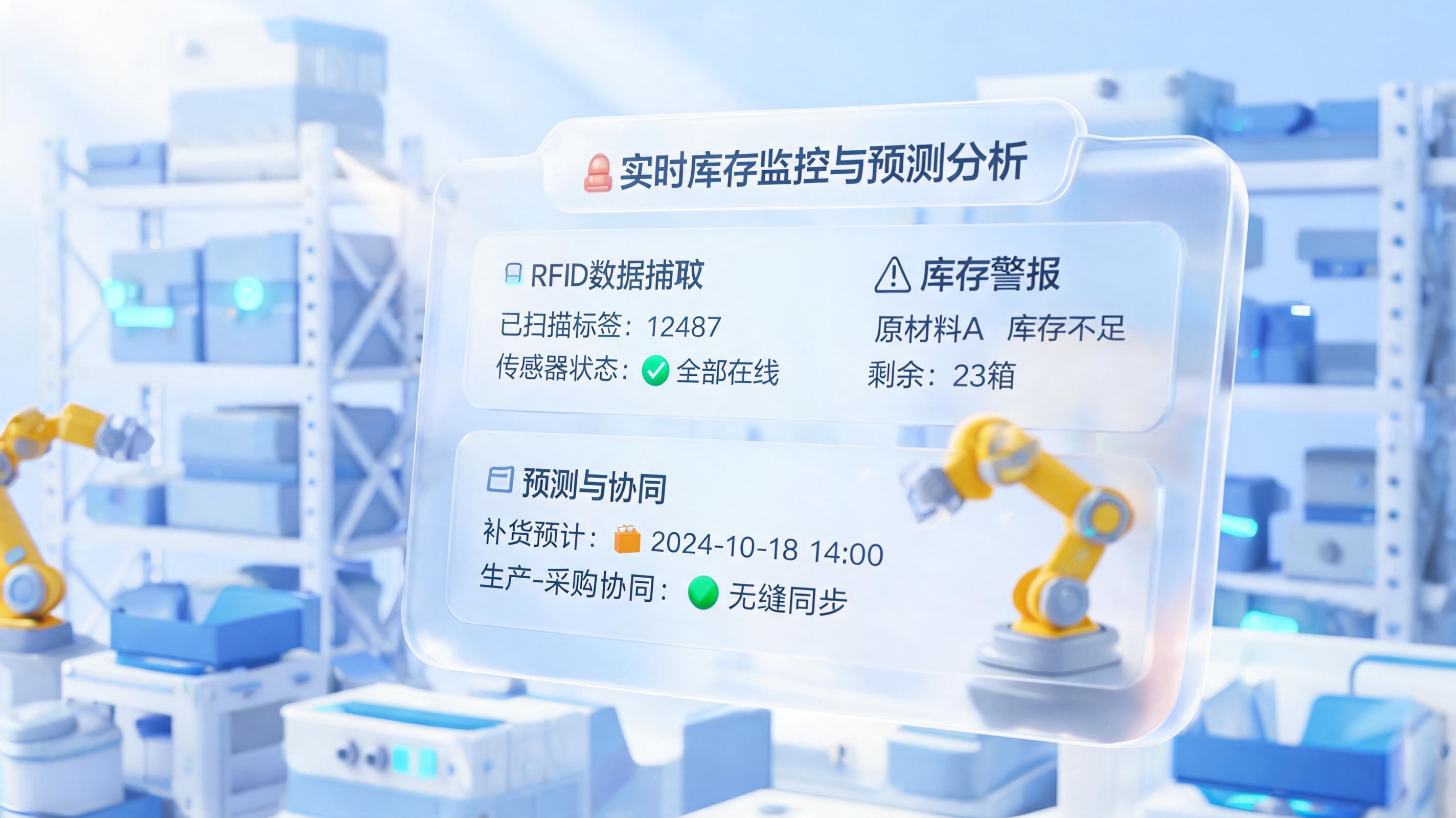 原材料库存怎么实时自动监控？一文详解全链路自动化方案_图1
