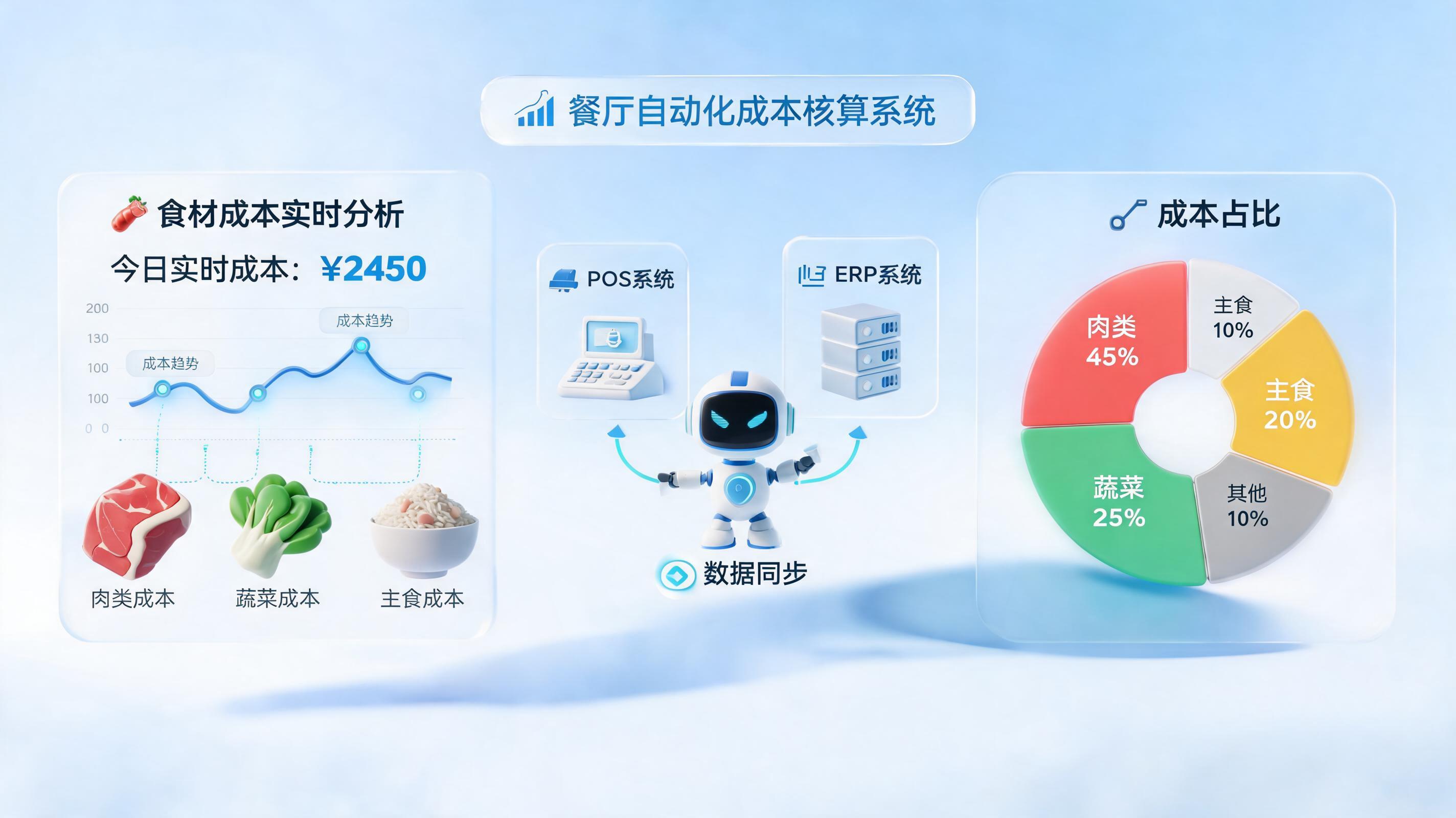 餐饮成本怎么自动核算分析？一文搞懂自动化体系与智能落地