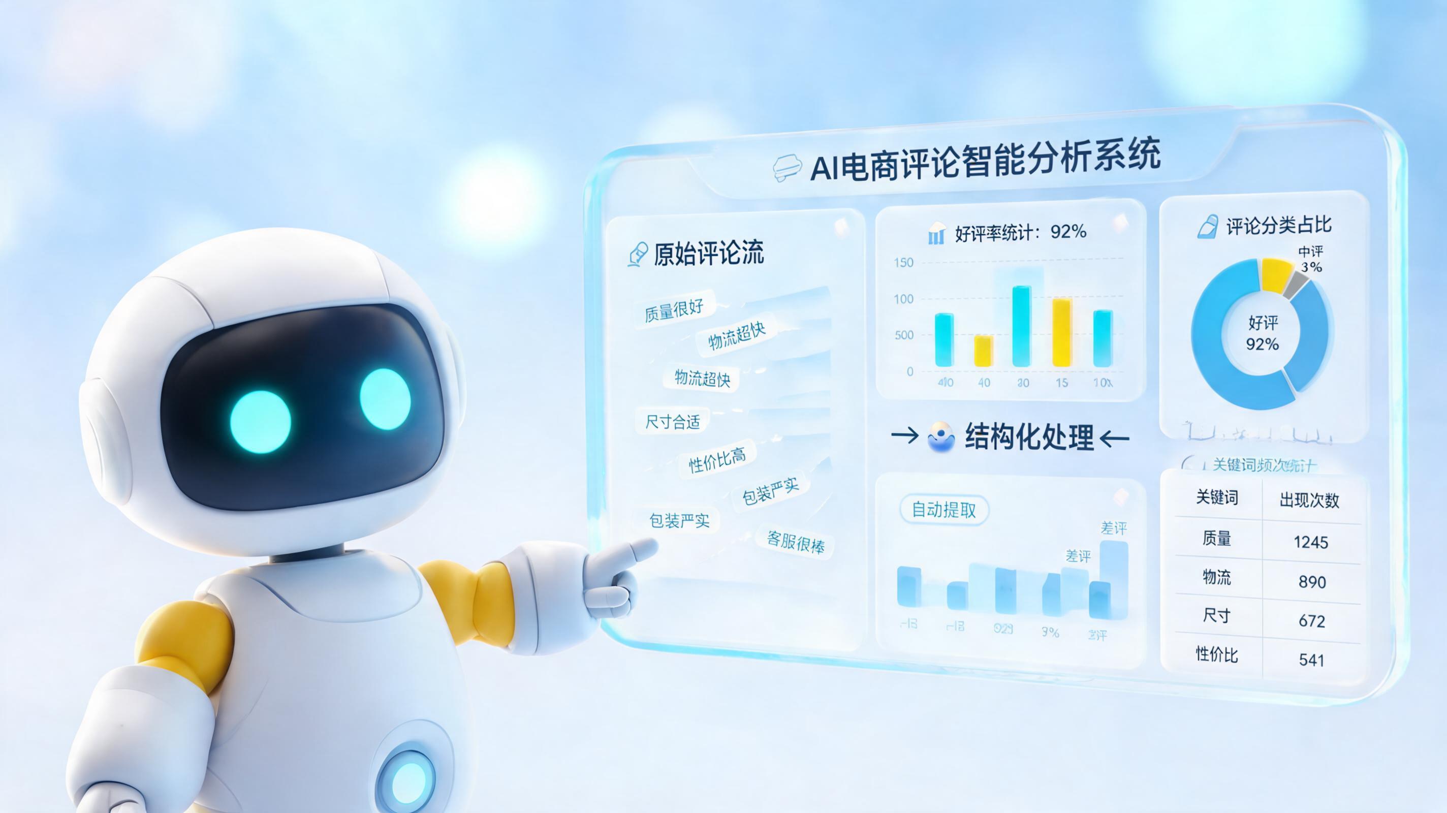 商品详情页评论怎么自动获取分析？三分钟搞懂电商数字员工的落地指南_图1