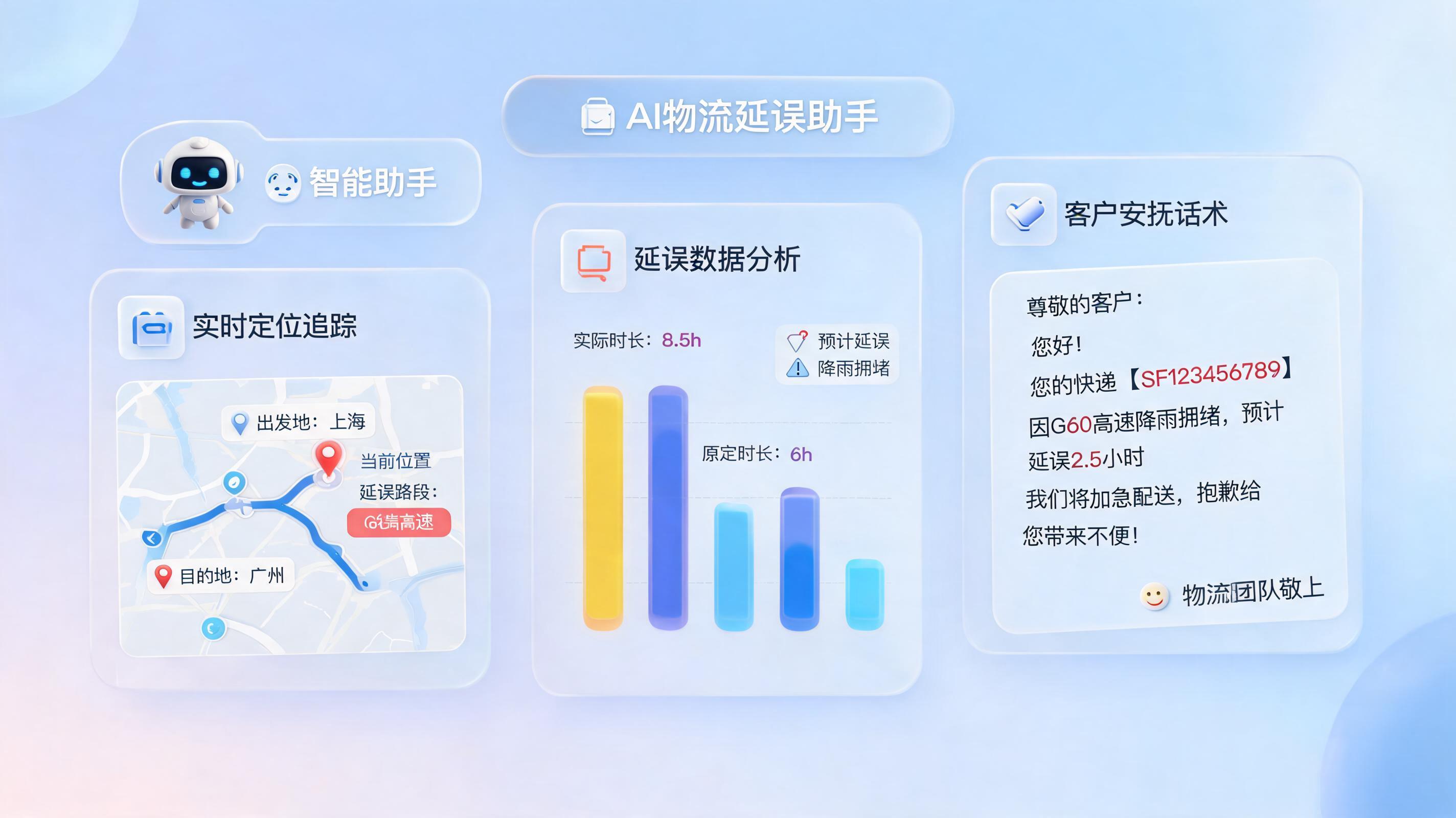 物流延误客服总是被骂？实在Agent自动生成延误报告，三分钟实现智能安抚与客诉防控_图1