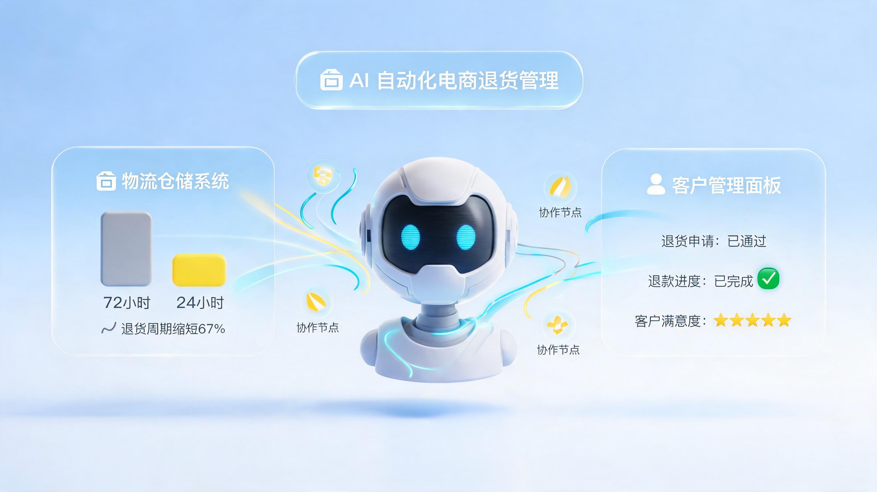 AI智能体如何实现退货物流单号自动回传？实在Agent缩短退款周期的核心价值拆解_图1