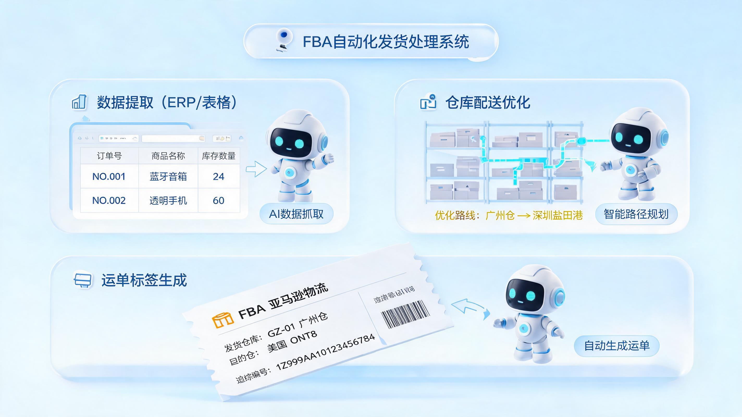 FBA货件批量创建怎么做？AI帮你自动完成，运营效率提升300%