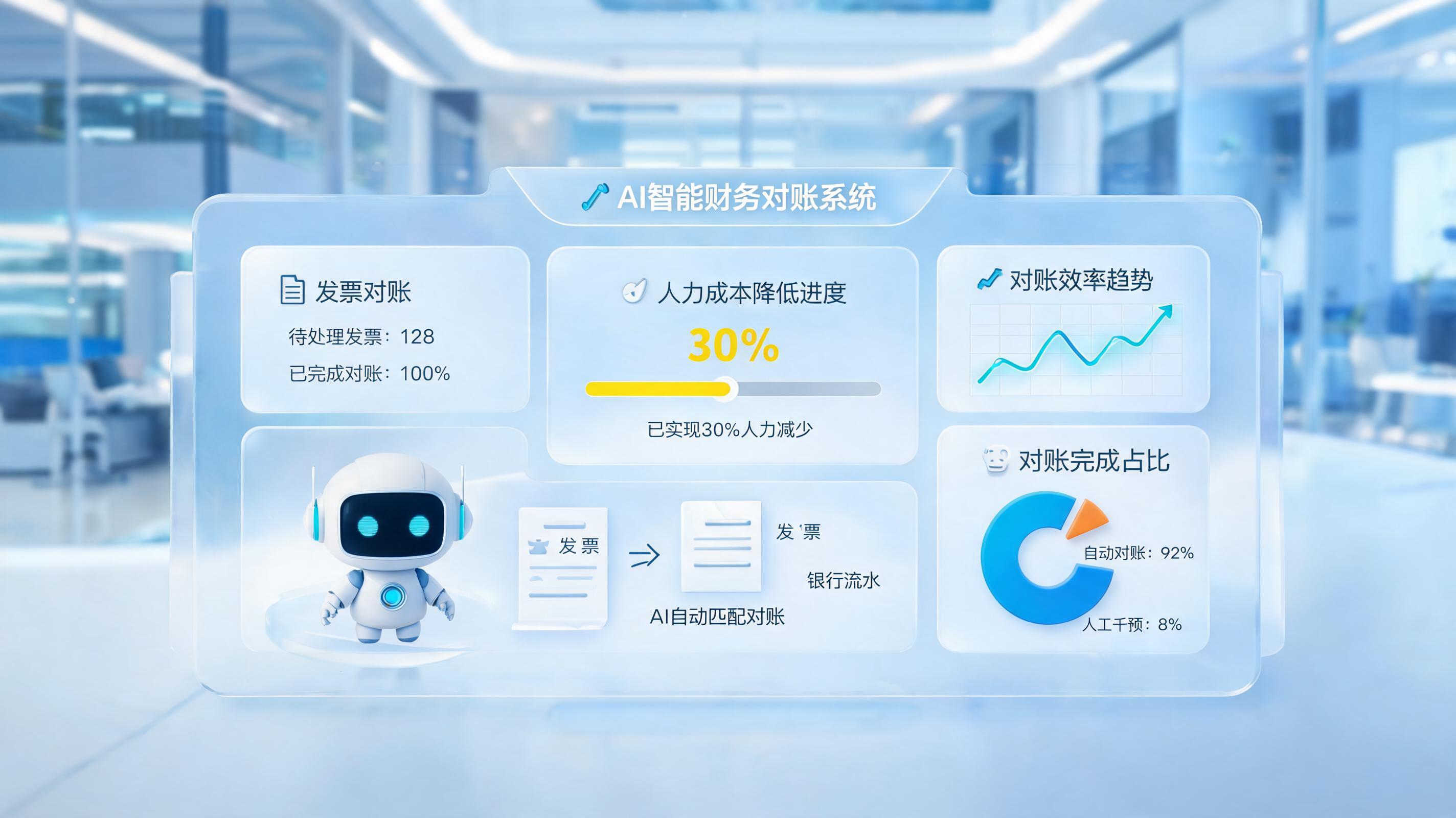 企业如何用AI智能体自动生成财务对账报表？人力缩减30%+落地指南