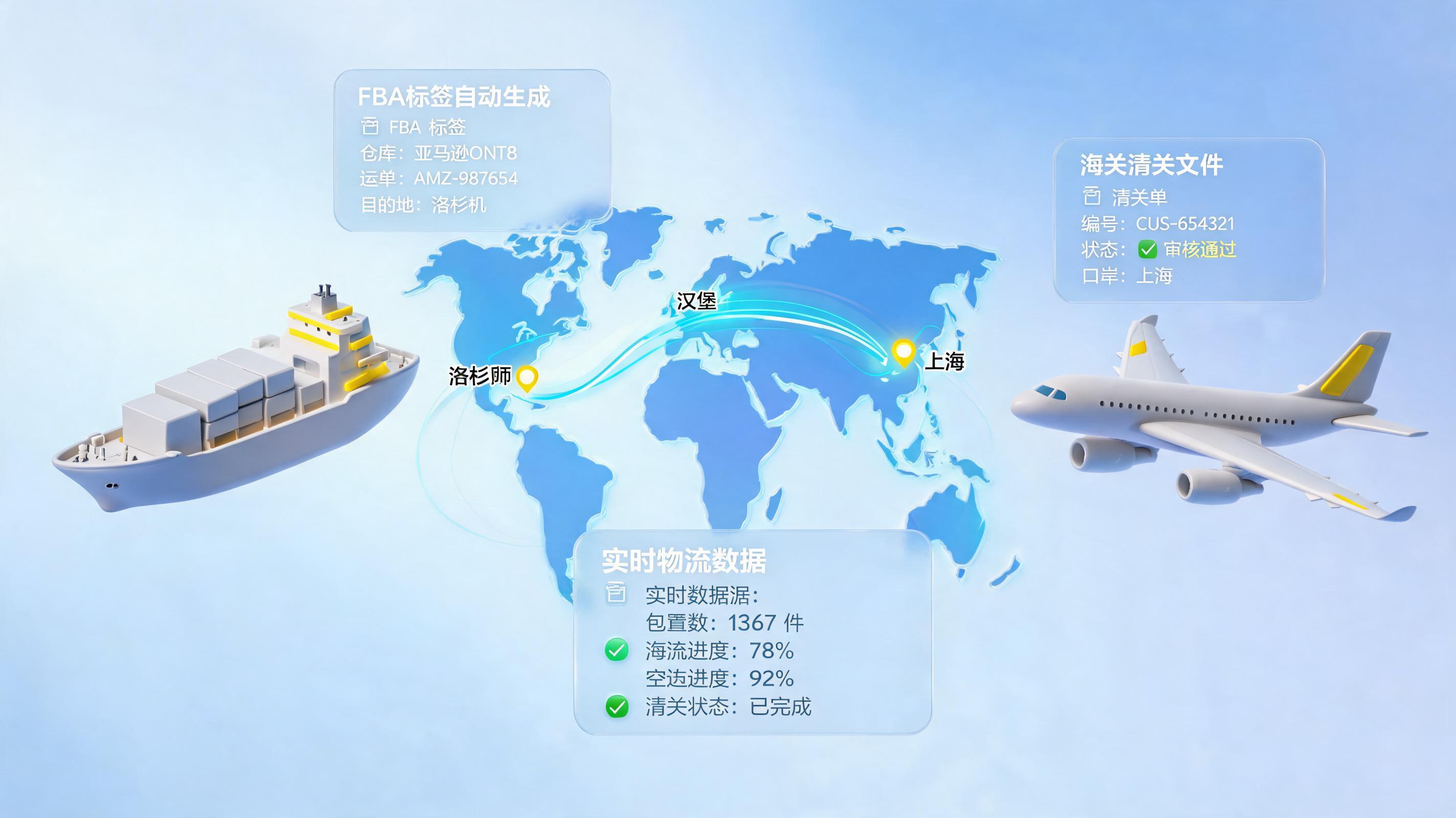 从FBA货件创建到物流轨迹追踪：实在Agent打通跨境物流全链路_图1