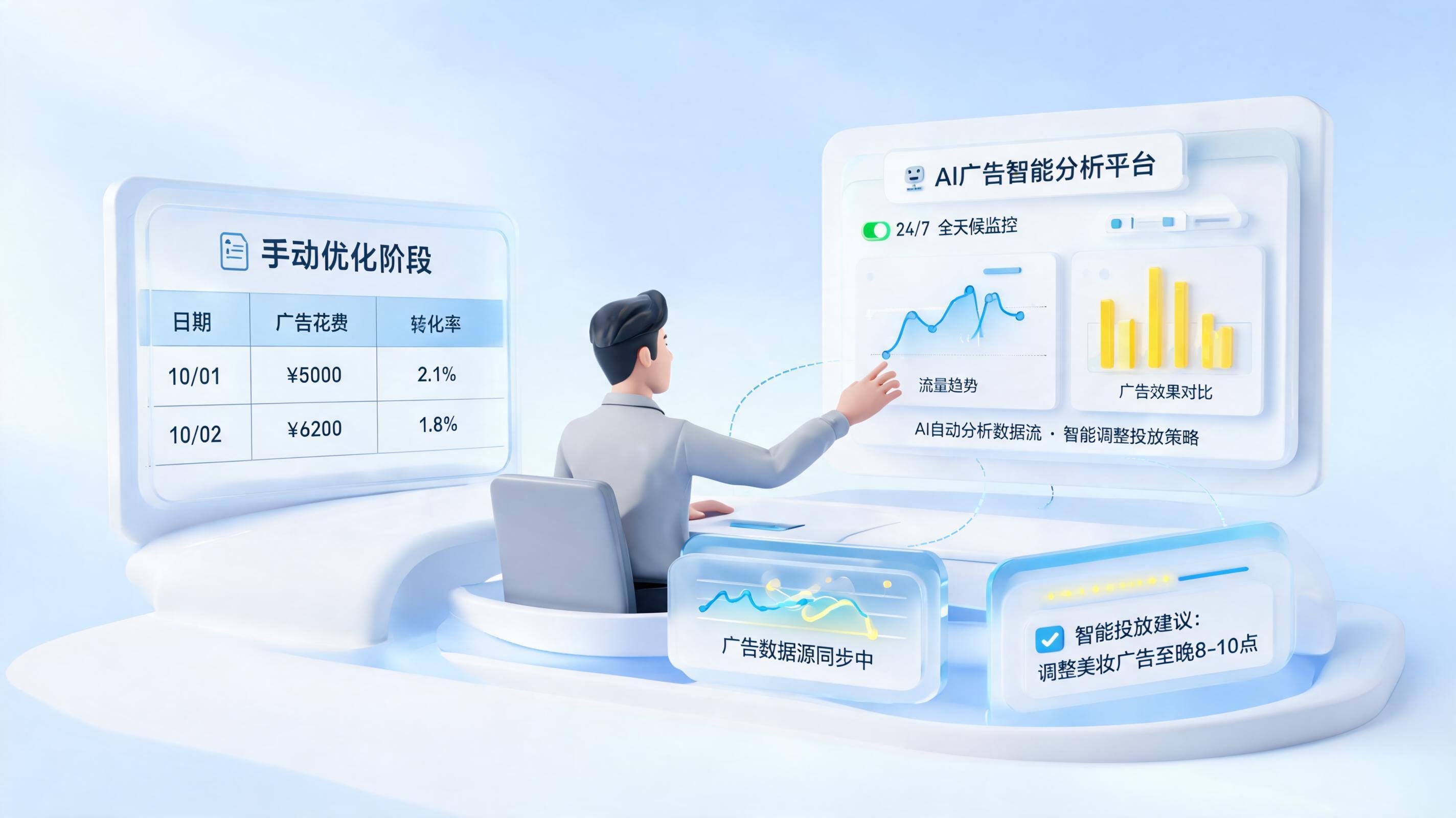 广告优化师AI效率提升怎么做？真能解放2小时吗？