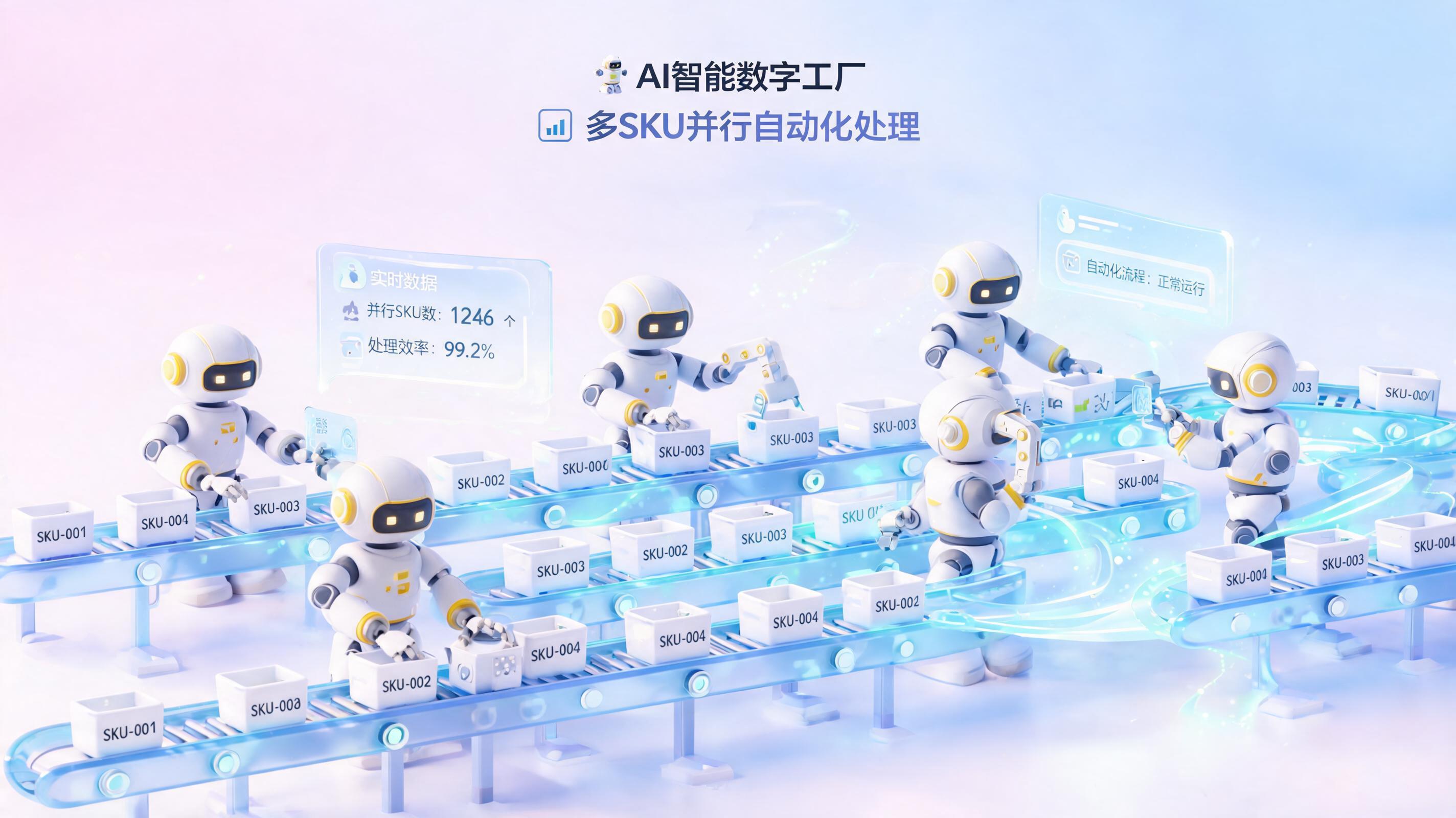 人工上架每小时仅2-3个品，实在Agent如何做到单日上千SKU？