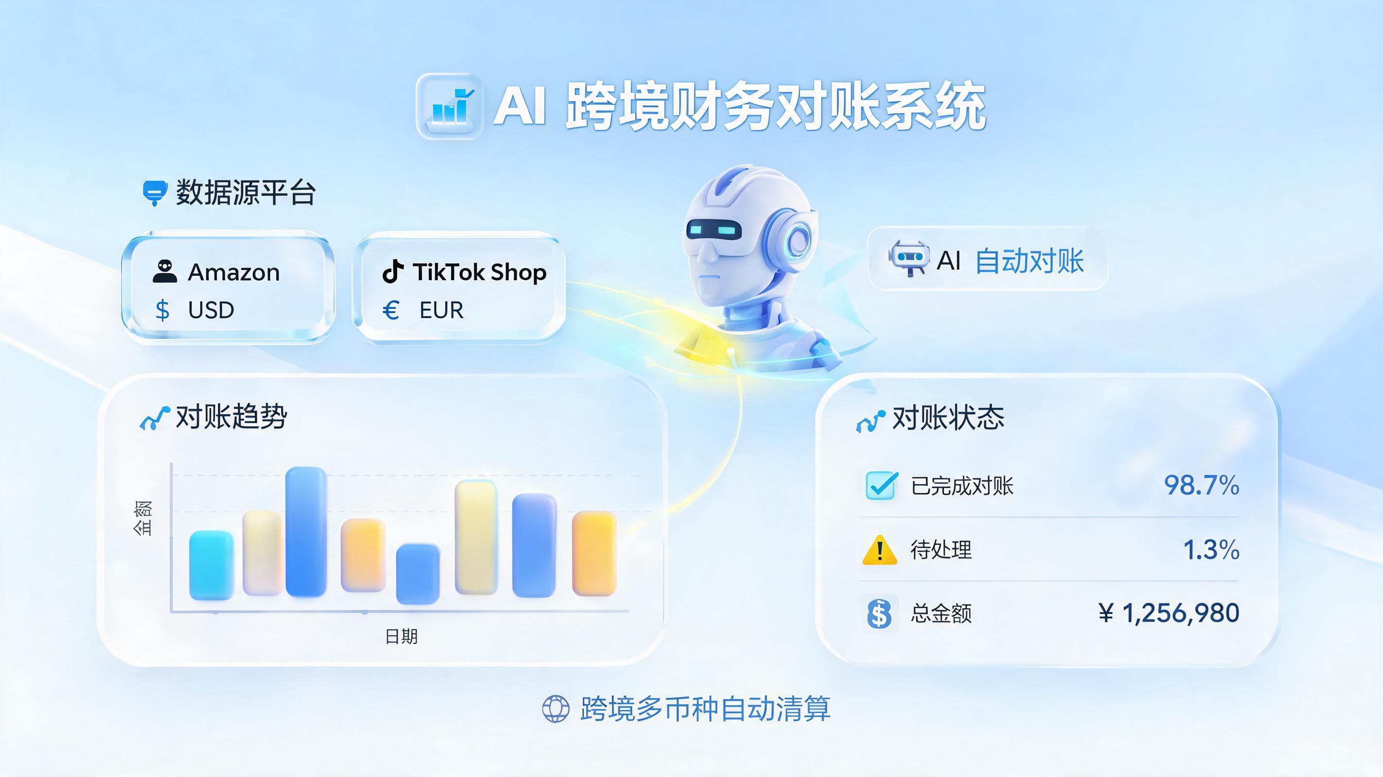 多币种、多平台、多店铺：实在Agent一站式解决跨境对账难题_图1
