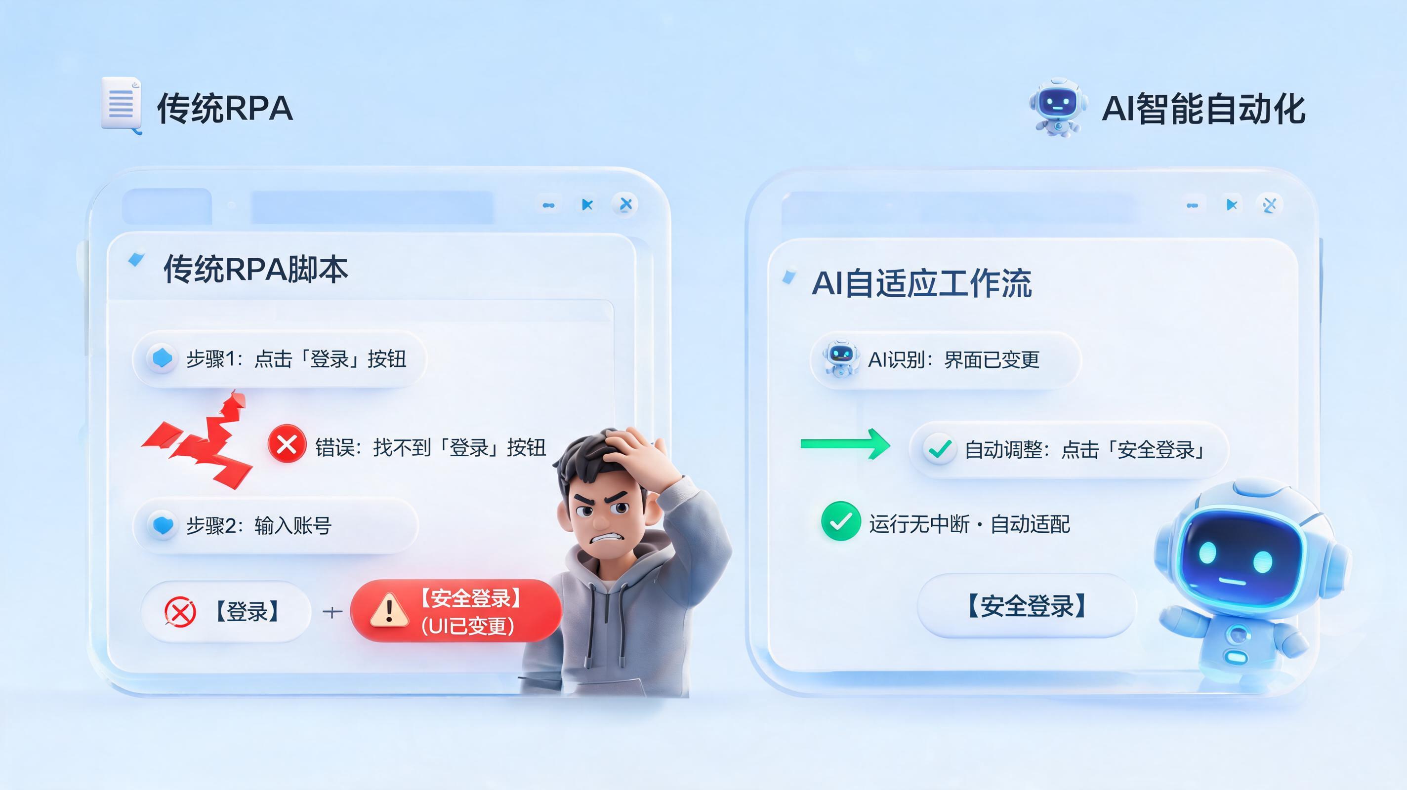 传统RPA维护成本太高怎么破？从频繁修复到自愈运行_图1